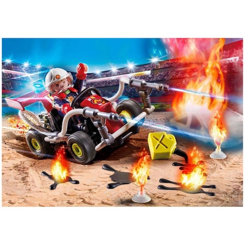 Playmobil Stunt Show: Carro de lucha contra incendios 70554 