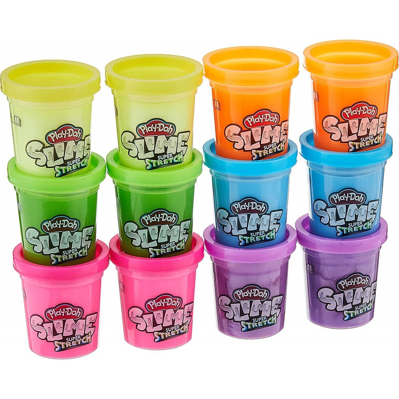Play Doh: Slime Super Stretch 12 Multipack