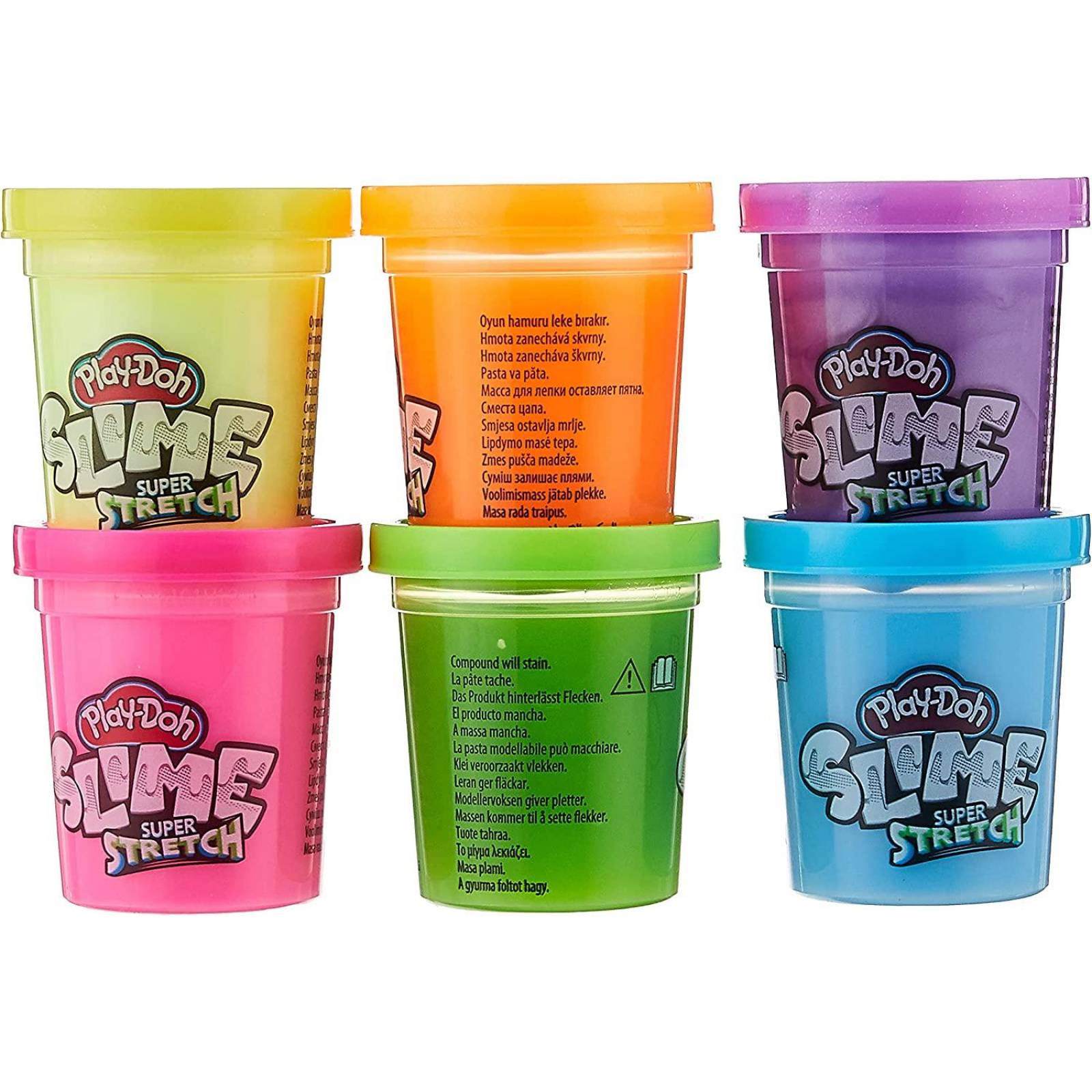 Play Doh: Slime Super Stretch 12 Multipack