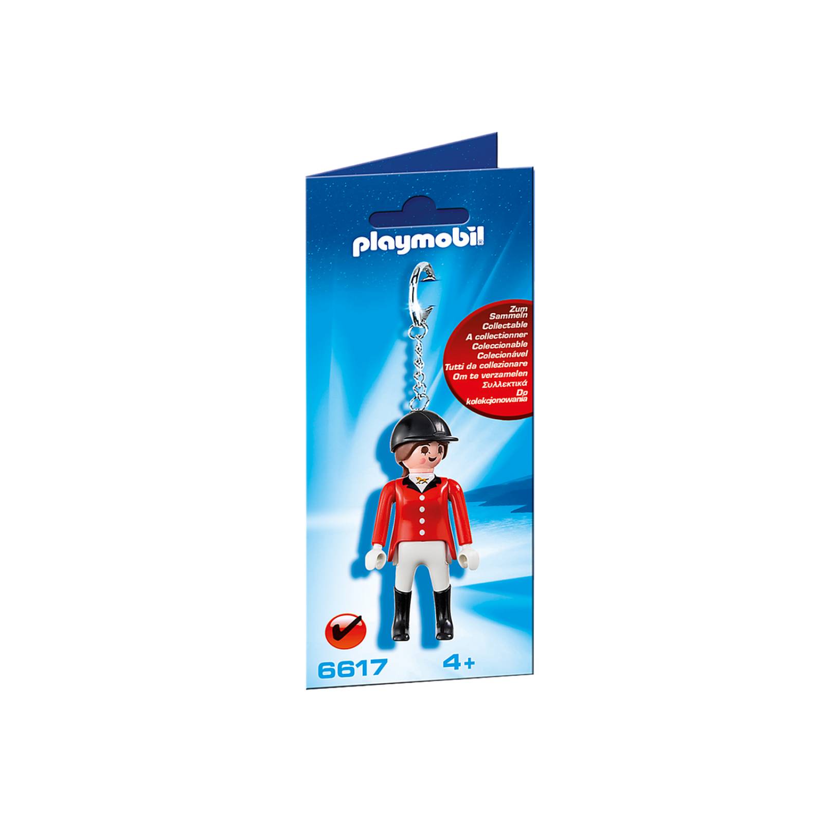 Playmobil Keyrings: Llavero Jinete De Equitación 6617 