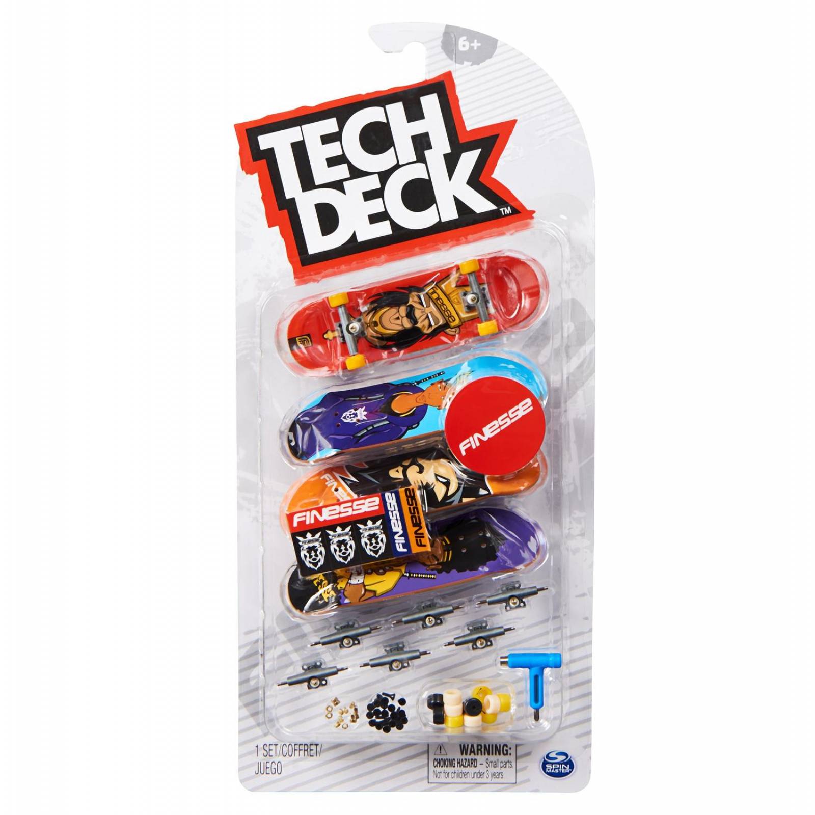 Tech Deck: Skateboards Almost, Plan B, Revive, Primitive - 4 Pack Sorpresa 