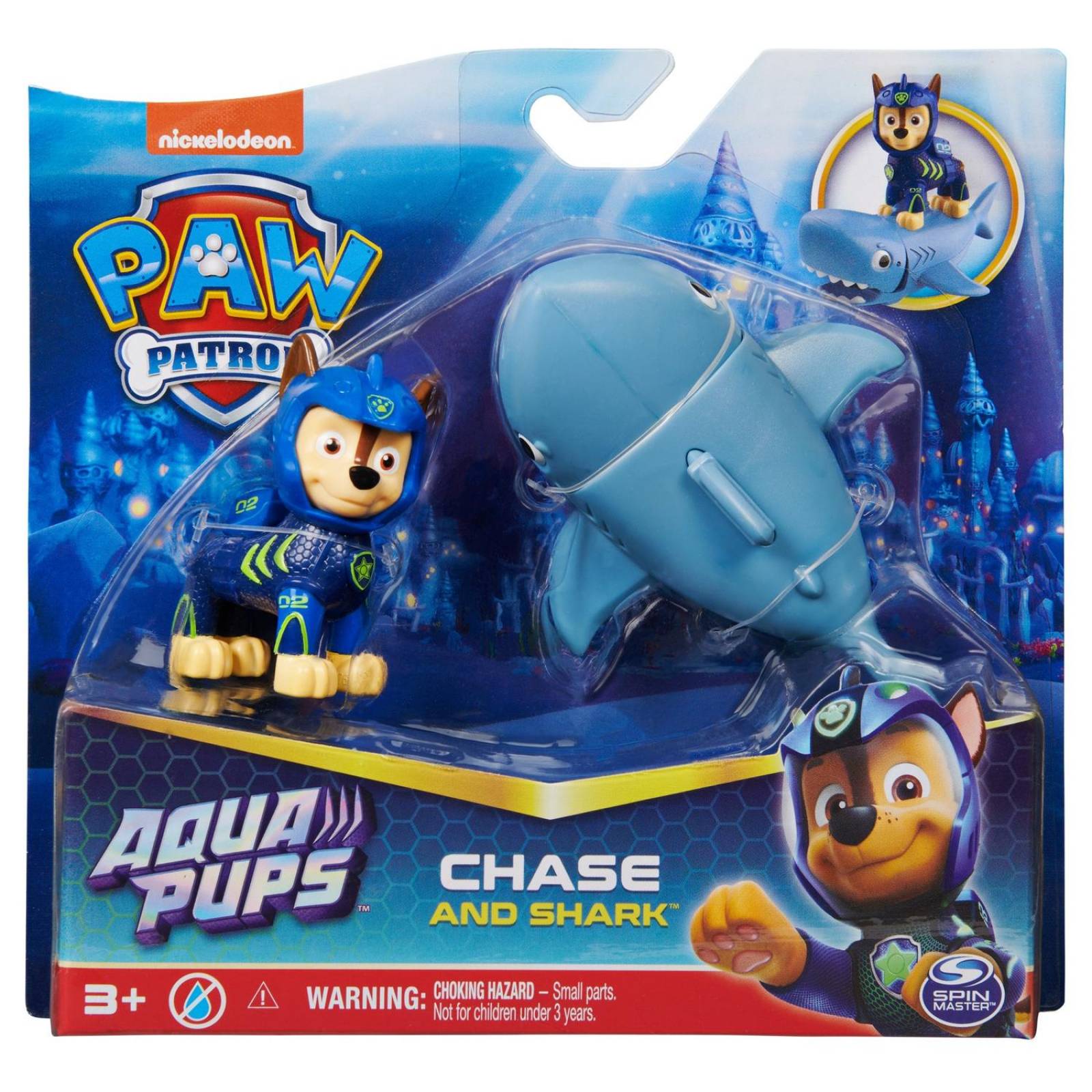 Paw Patrol: Aqua Pups - Chase Y Tiburon 