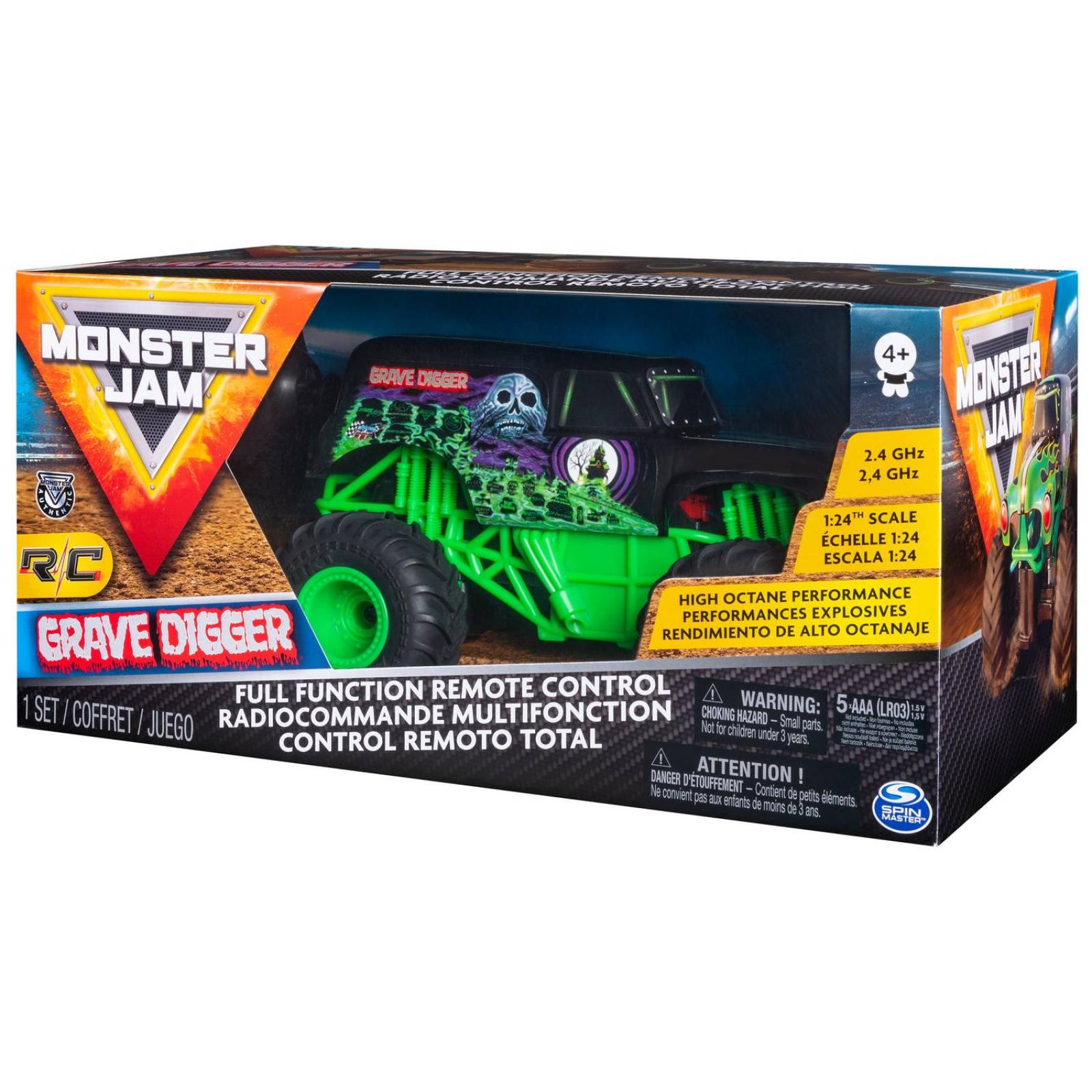 Monster Jam: Monster Jam RC 1/24 Grave Digger 