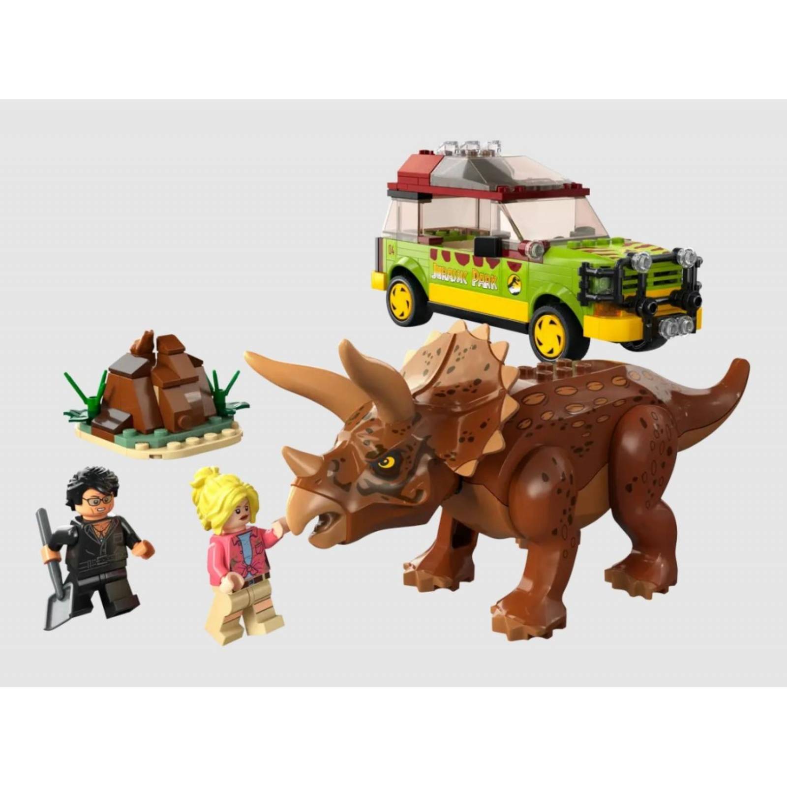 LEGO Jurassic World Analisis Del Triceratops 