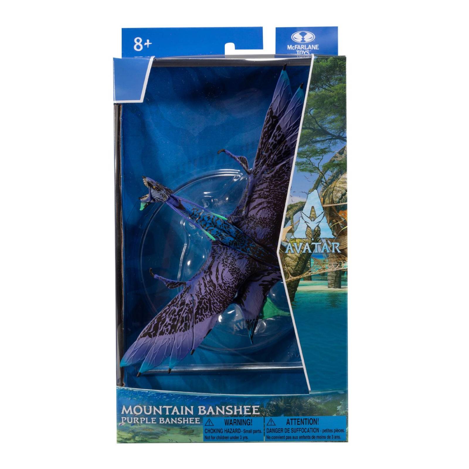 McFarlane Figura de Accion: Disney Avatar Way of Water - Mountain Banshee Purpura 