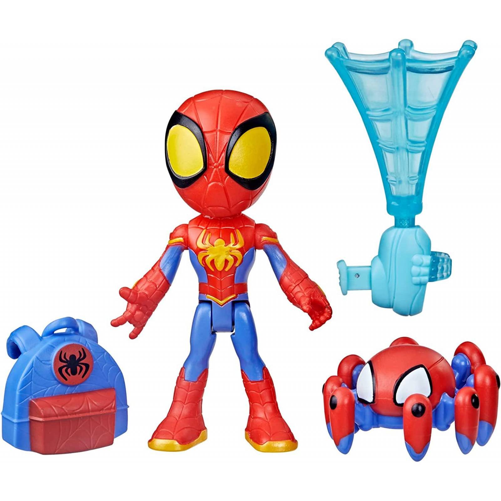 Spidey And His Amazing Friends – Peluche Interactive Spidey Danse Et Chante – 20 Sons, 2 Chansons, Mode Danse Et Grimpe – Dès 3 Ans – Cadeau Marvel