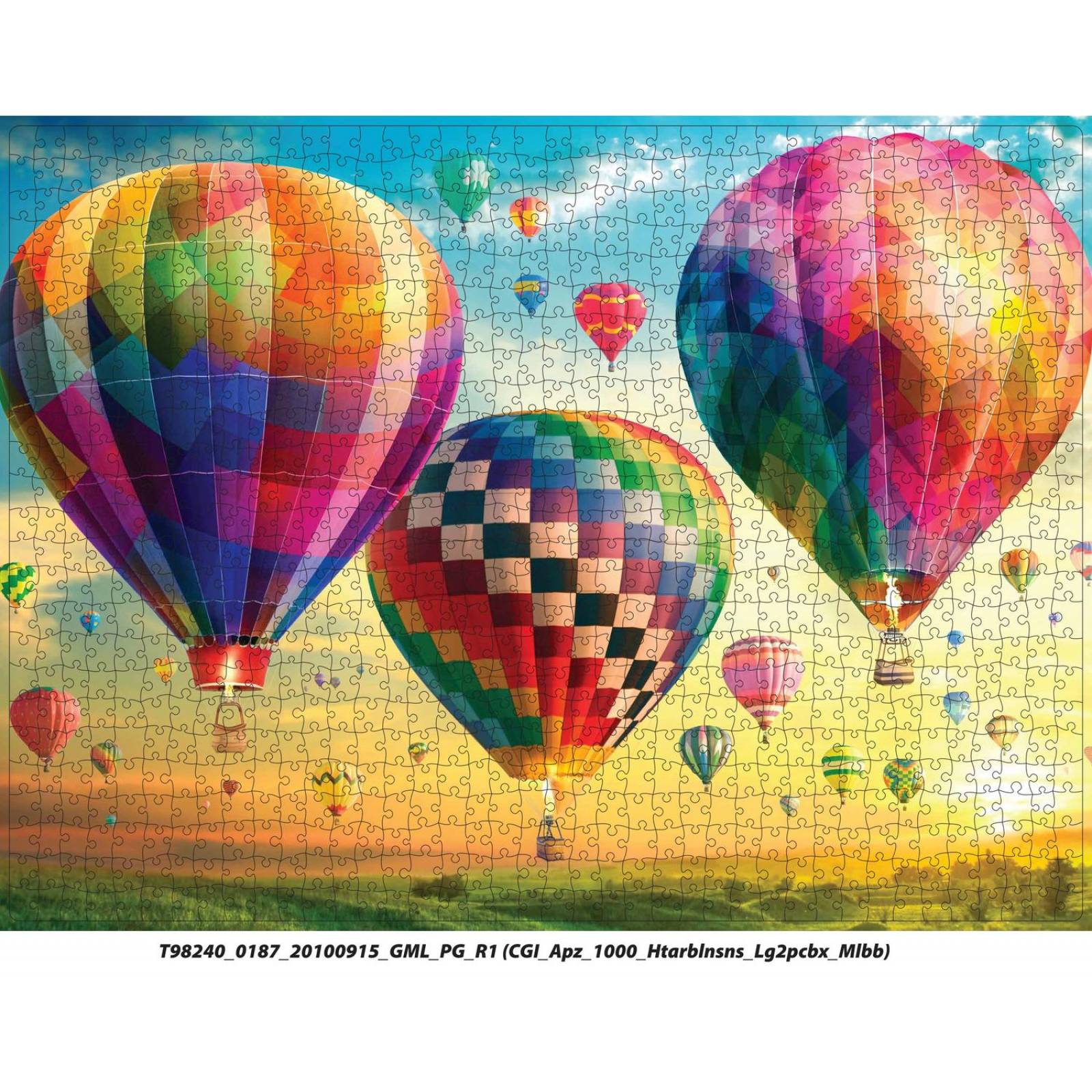 Cardinal: Rompecabezas - Globos Aerostáticos 1000 Piezas 