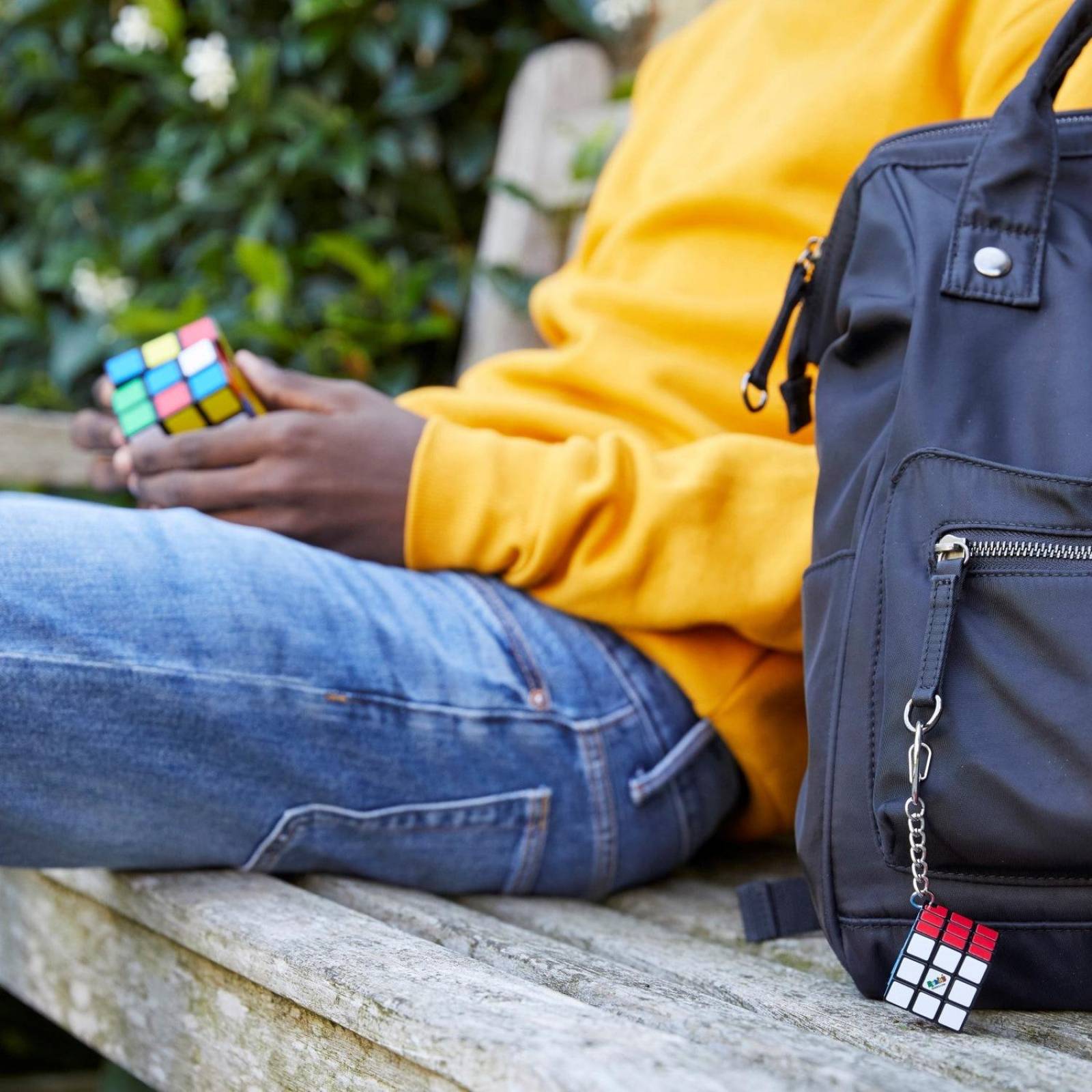 Rubiks: Cubo Rubiks 3X3 Con Llavero 2 Pack 