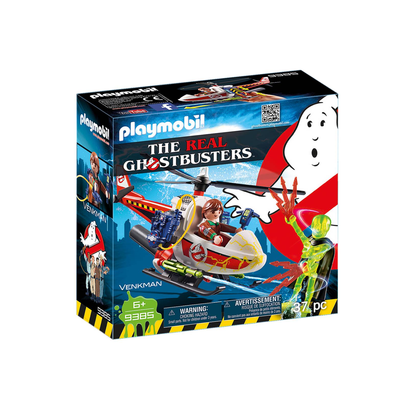 Playmobil Ghostbusters: Venkman Con Helicoptero 9385 - Main Image