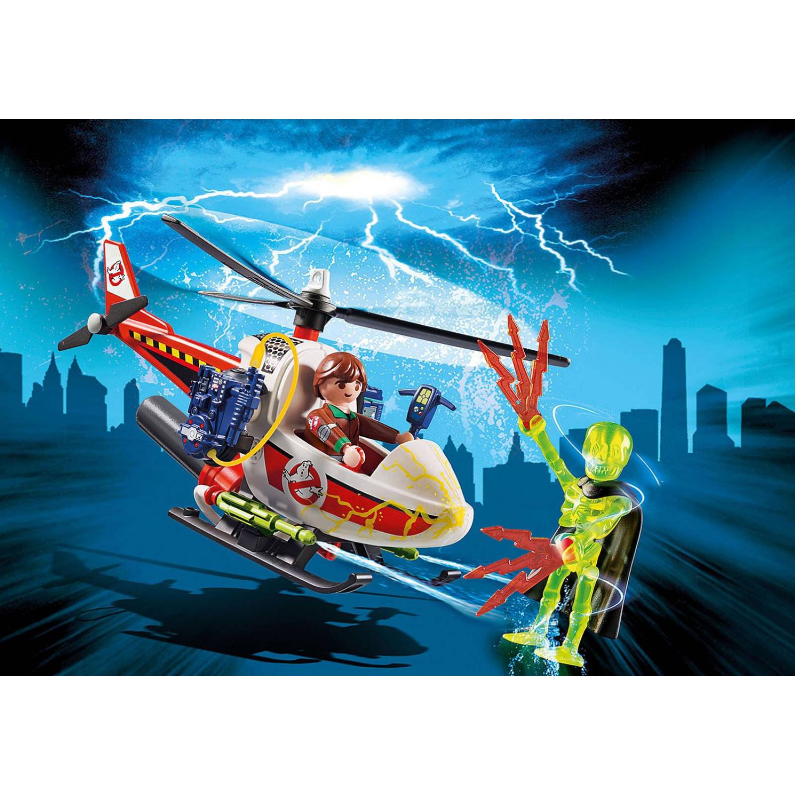 Playmobil Ghostbusters: Venkman Con Helicoptero 9385 