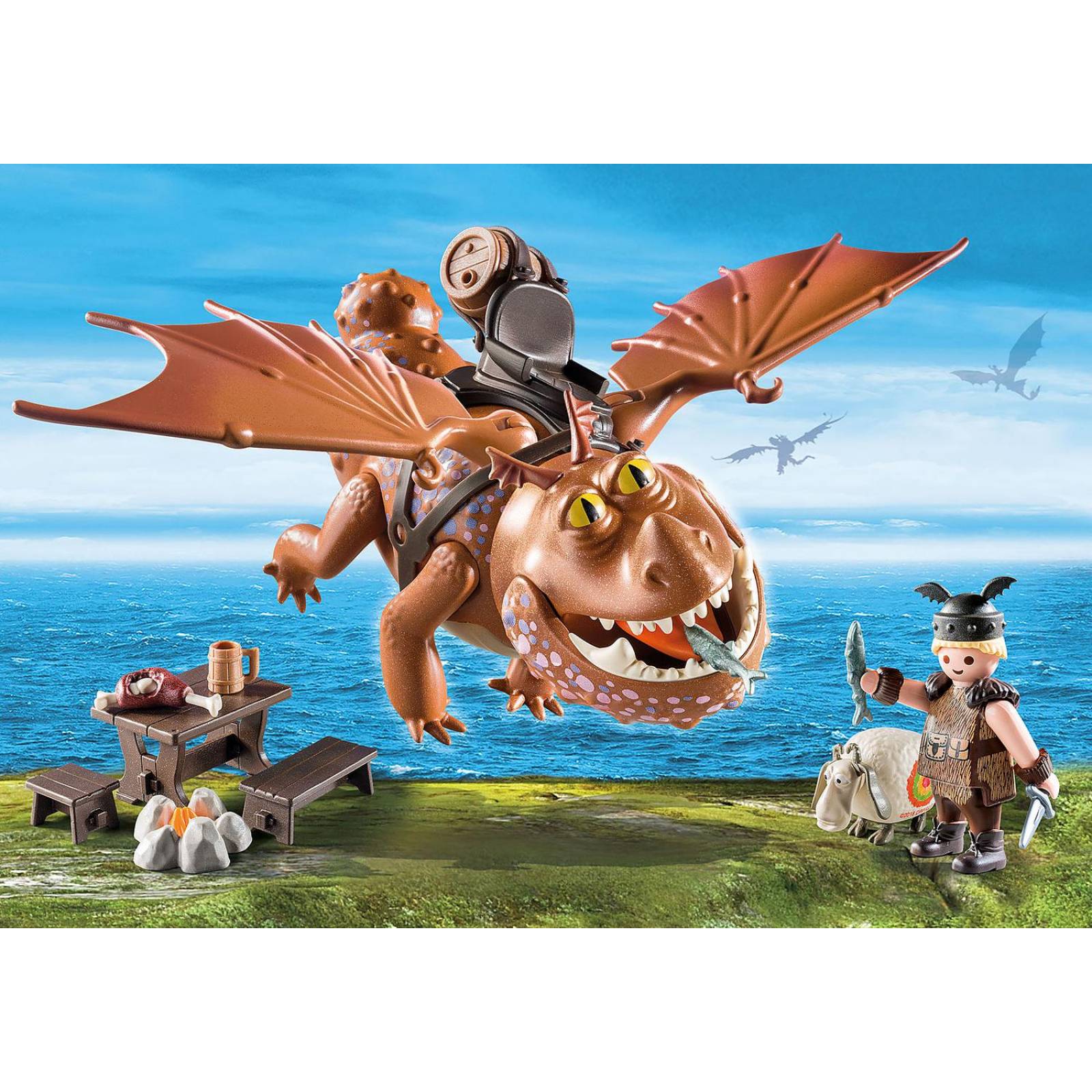 Playmobil Dragons: Albondiga y Patapez 
