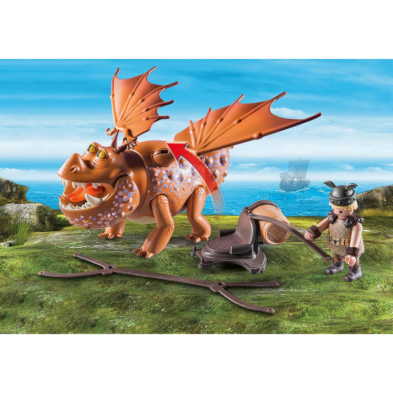 Playmobil Dragons: Albondiga y Patapez 