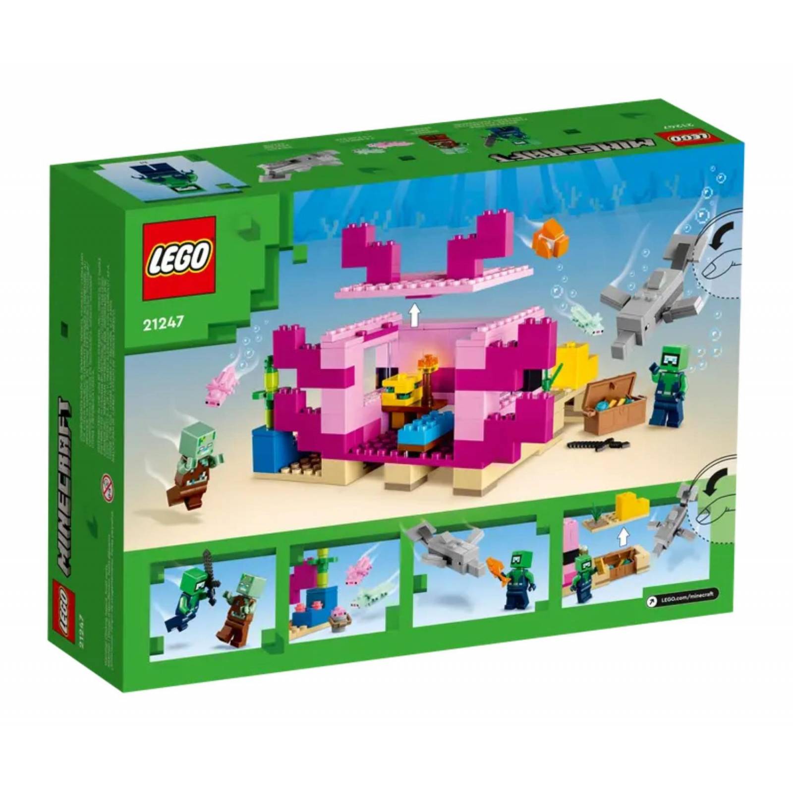 LEGO Minecraft La Casa Ajolote 21247