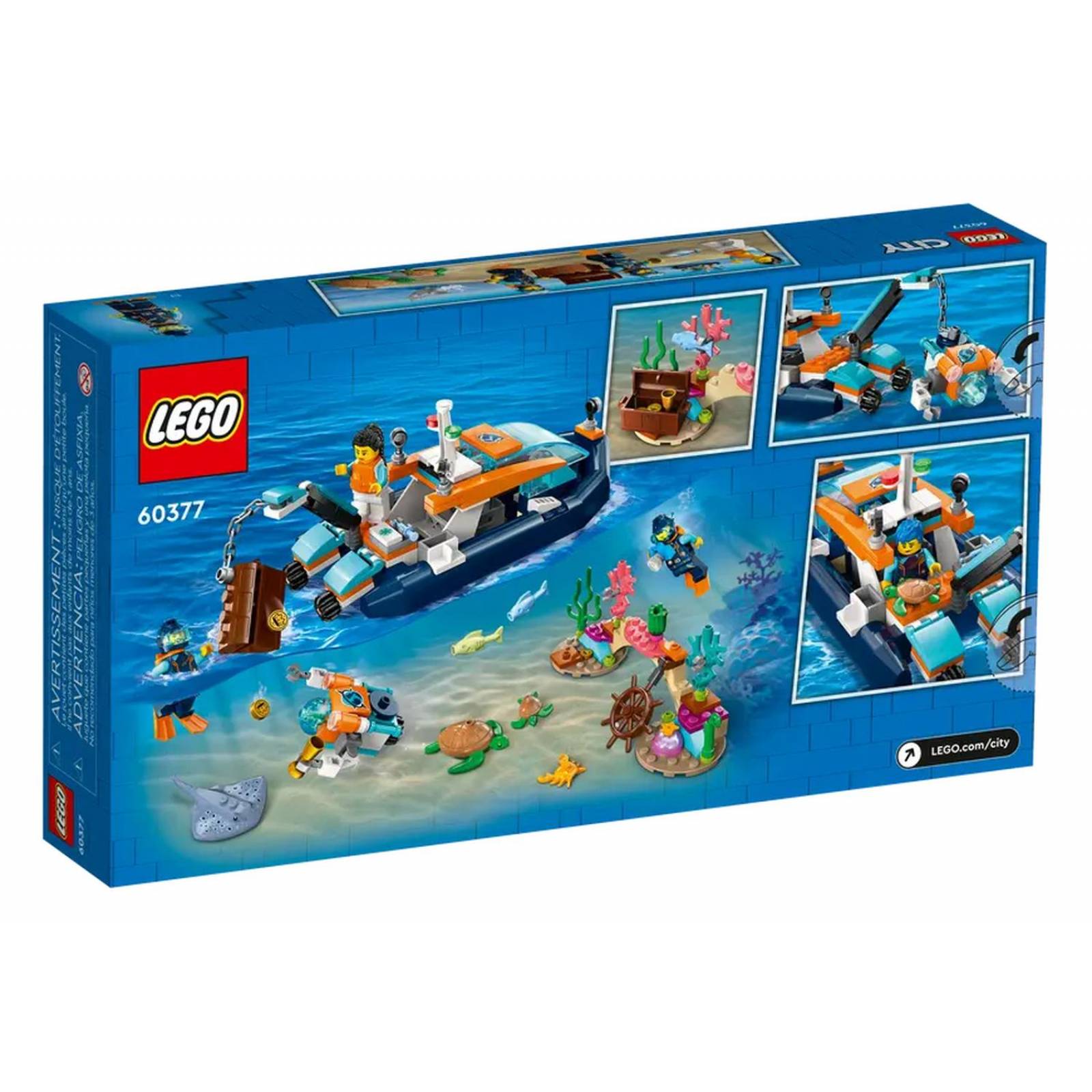 LEGO City Barco de Exploracion Submarina 60377 