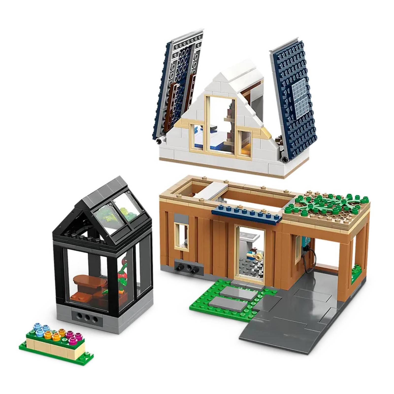 LEGO City Casa Familiar y Coche Electrico 60398 