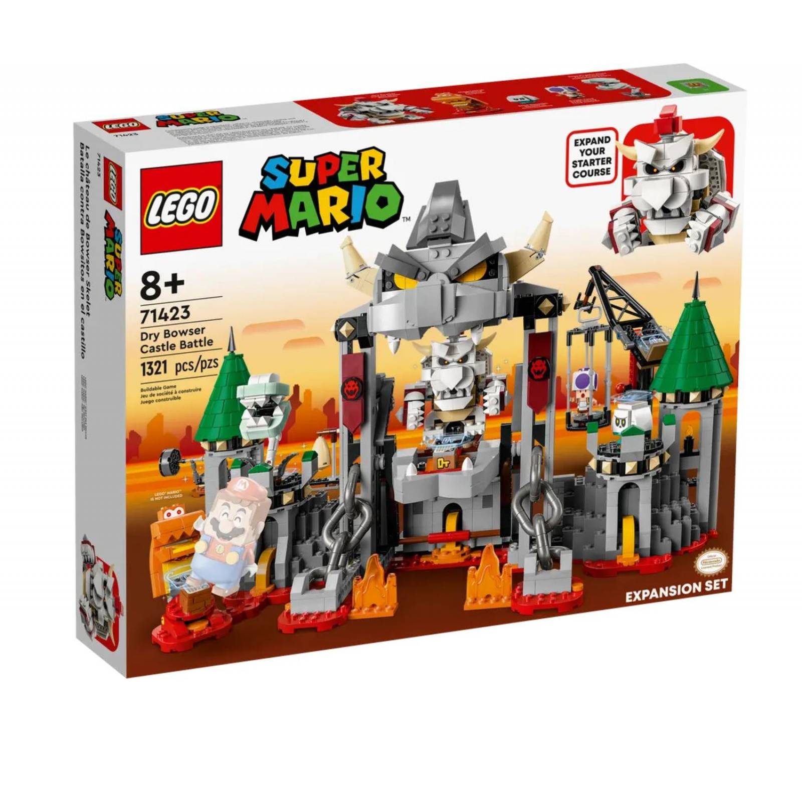 LEGO Super Mario Set de Expansion: Batalla contra Bowsitos en el castillo 71423 