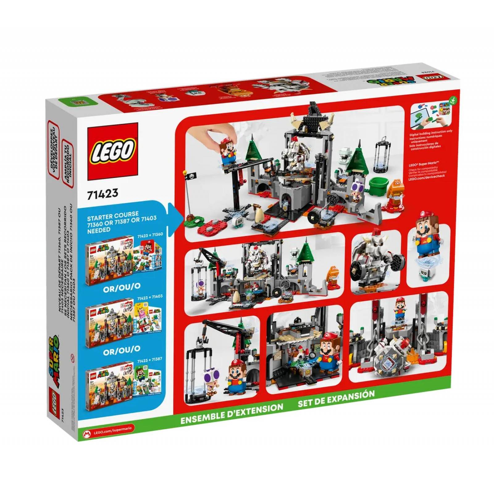 LEGO Super Mario Set de Expansion: Batalla contra Bowsitos en el castillo 71423 