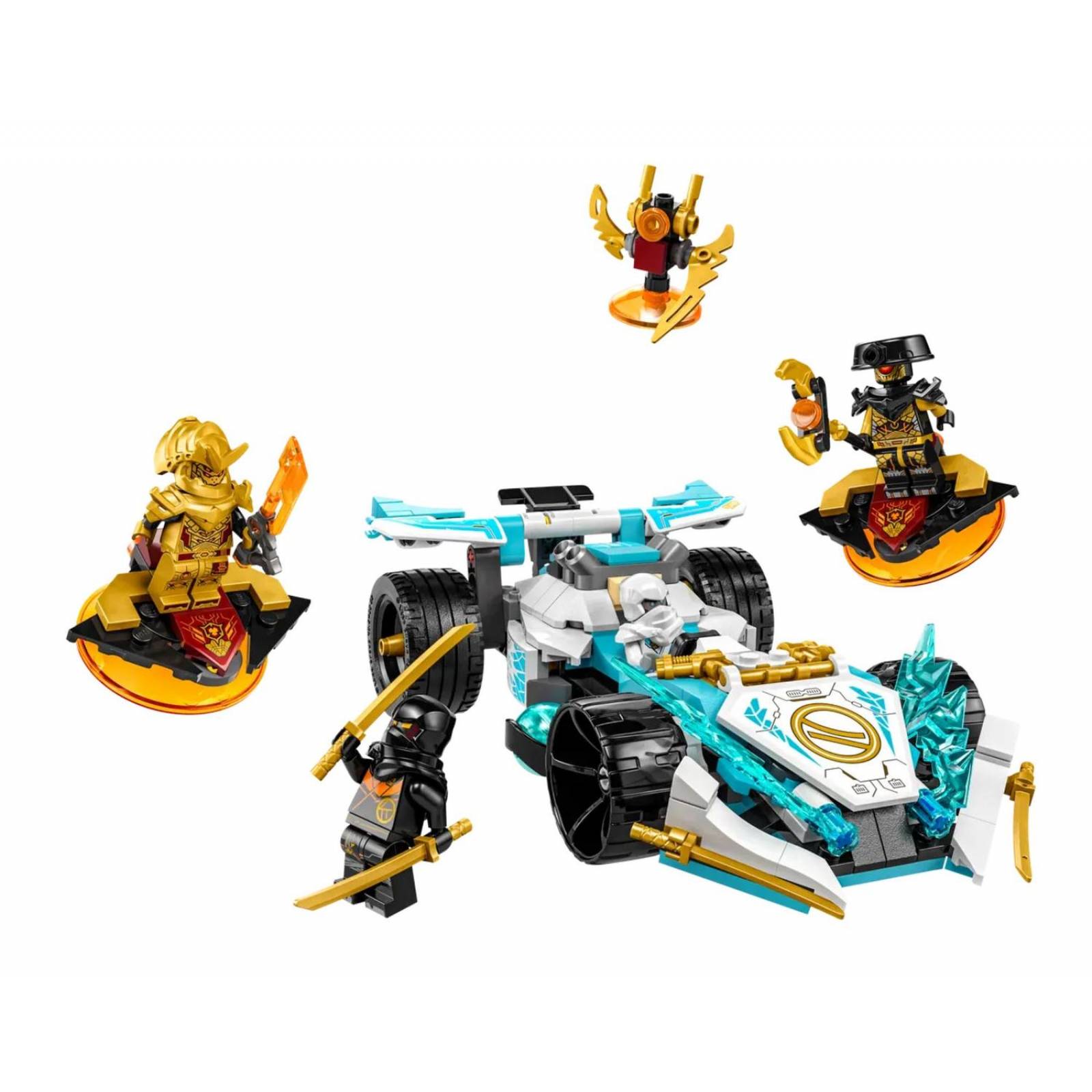 LEGO Ninjago Zane Dragon Power: Deportivo de Competicion Spinjitzu 71791 