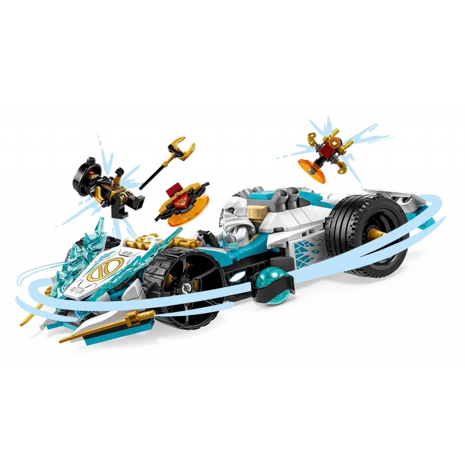 LEGO Ninjago Zane Dragon Power: Deportivo de Competicion Spinjitzu 71791 