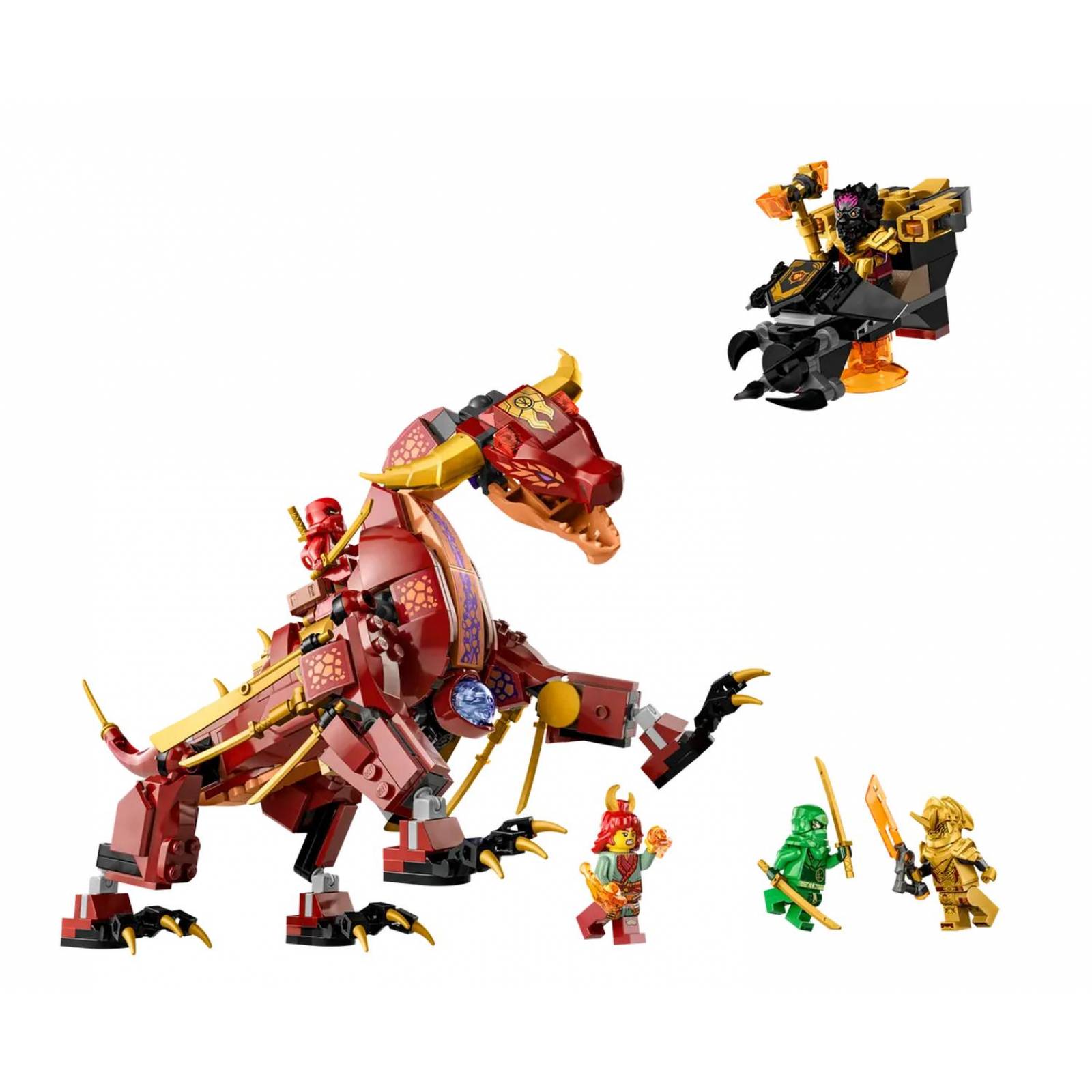 LEGO Ninjago Dragon de Lava Transformable de Heatwave 71793 