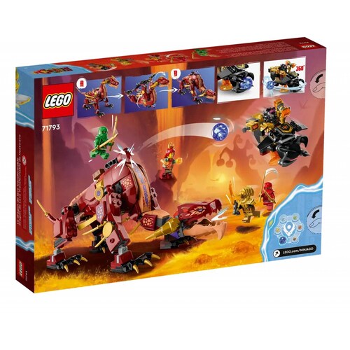 LEGO Ninjago Dragon de Lava Transformable de Heatwave 71793 