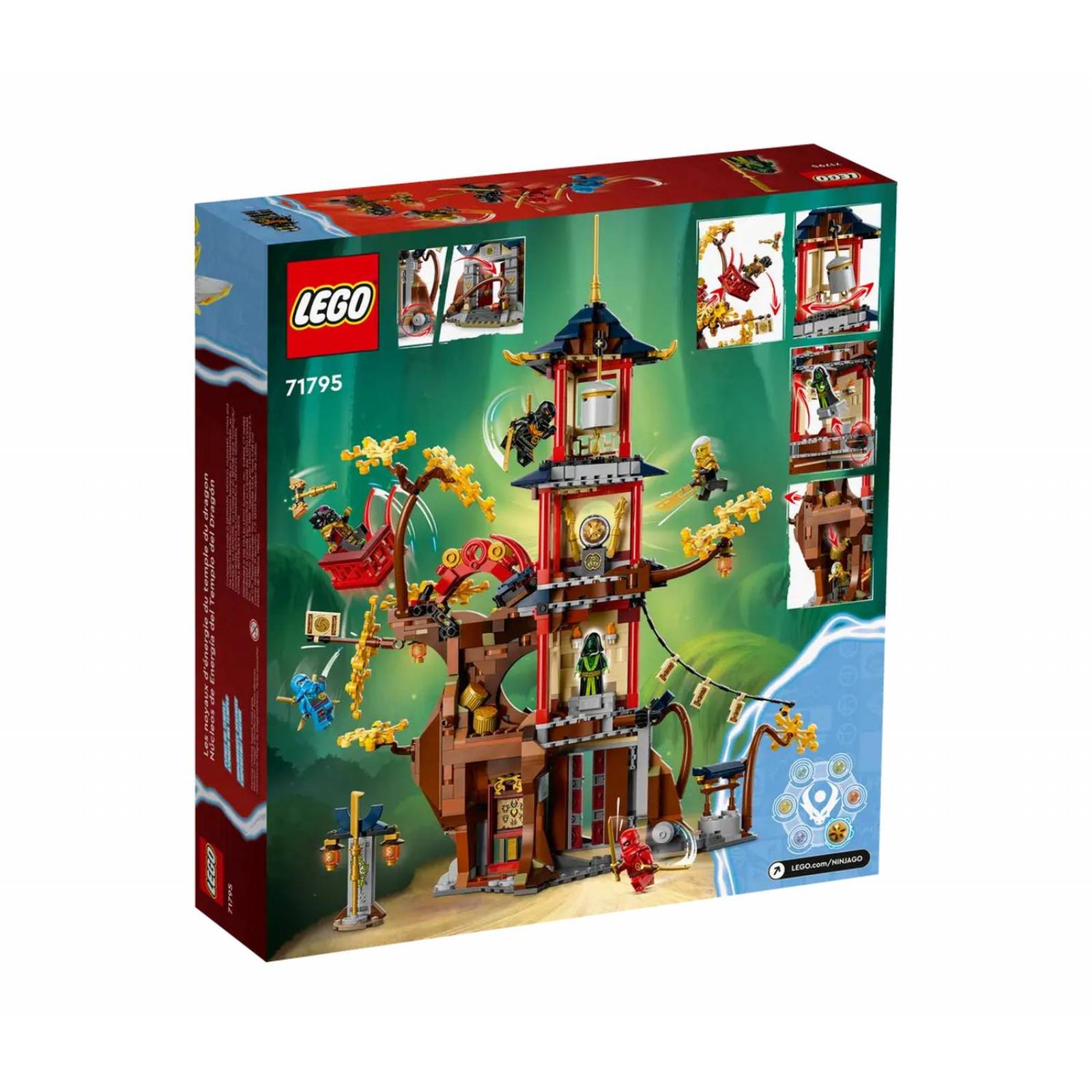 LEGO Ninjago Nucleos de Energia del Templo del Dragon 71795 