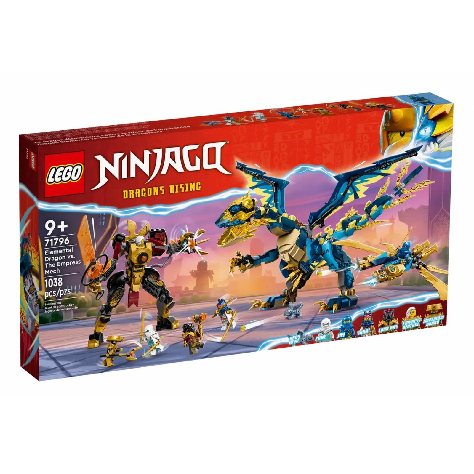 LEGO Ninjago Dragon Elemental vs Meca de la Emperatriz 71796 
