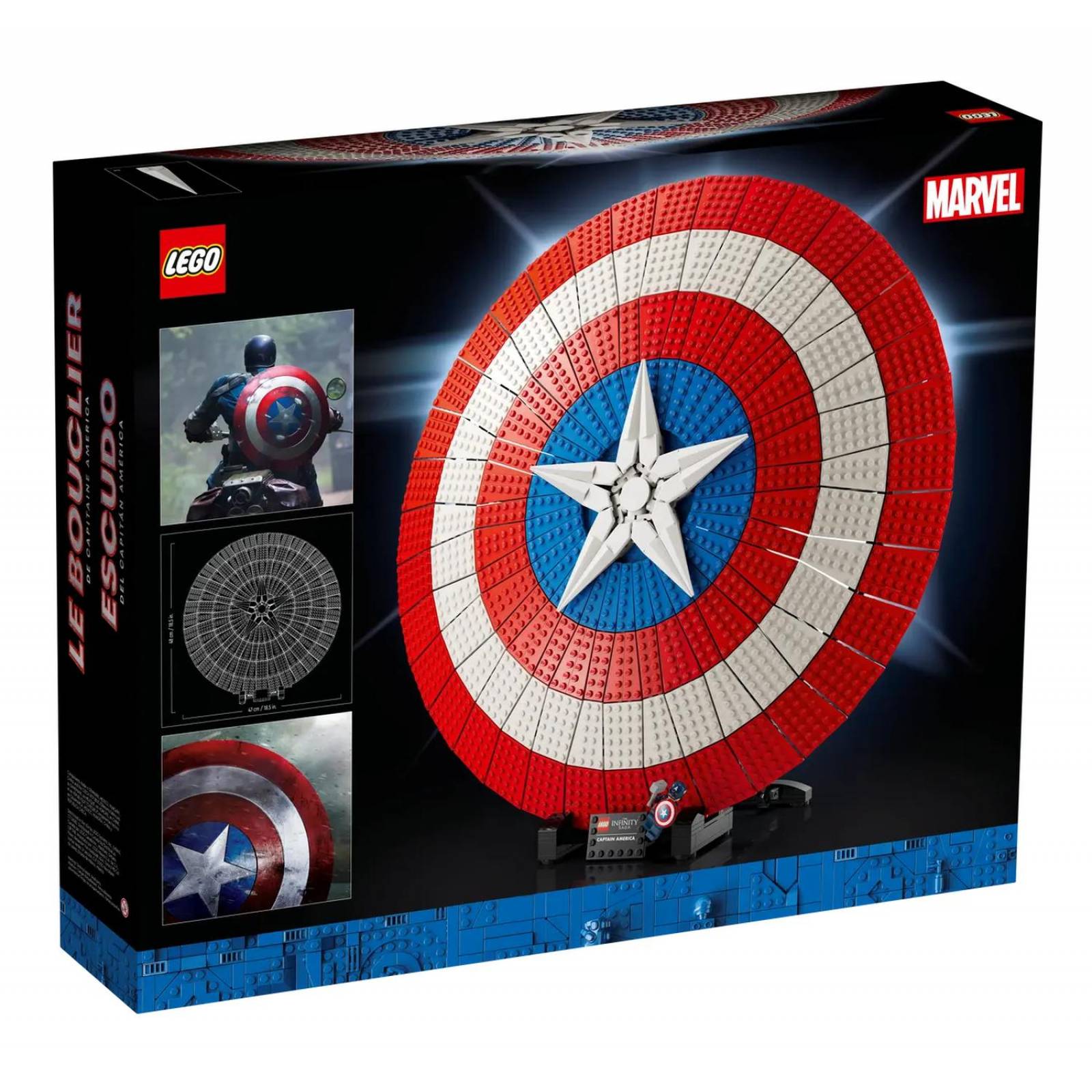 LEGO Marvel Infinity Saga: Escudo Del Capitan America 76262 