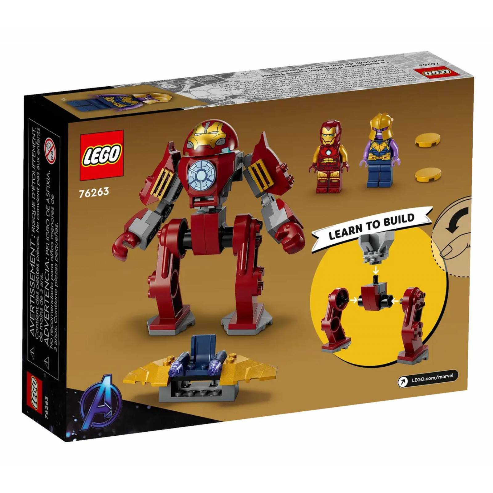 LEGO Marvel Infinity Saga: Hulkbuster De Iron Man vs Thanos 76263 