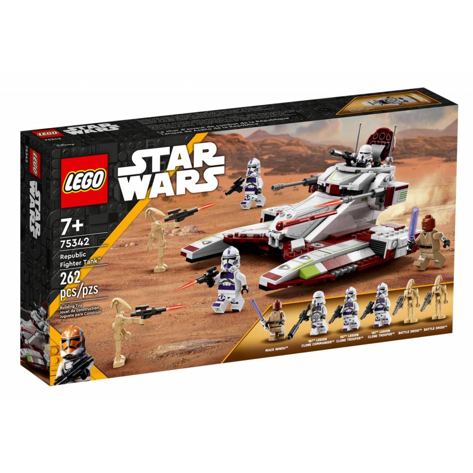 LEGO Star Wars Tanque de Asalto de la Republica 75342 