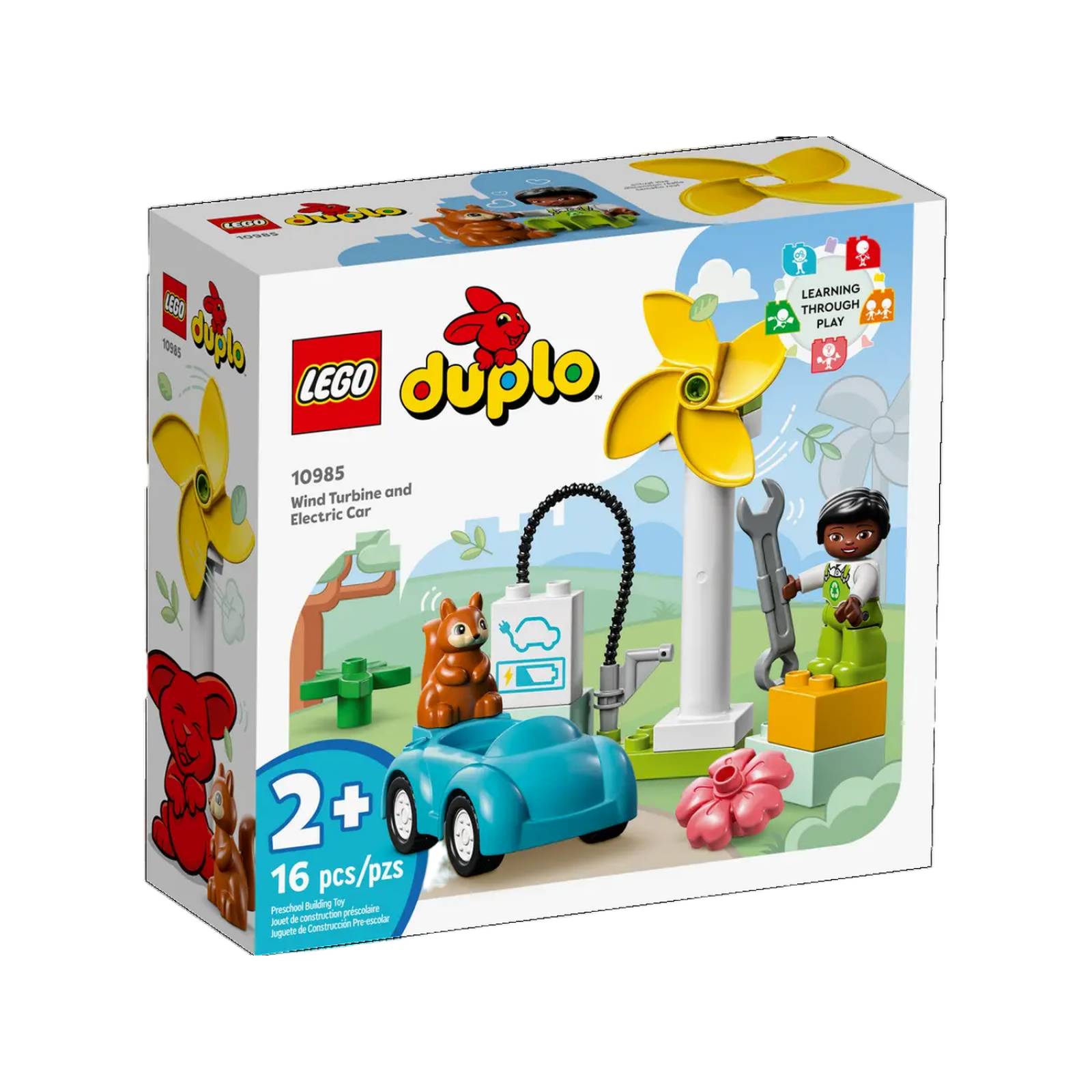 LEGO Duplo Aerogenerador y Coche Electrico 10985 
