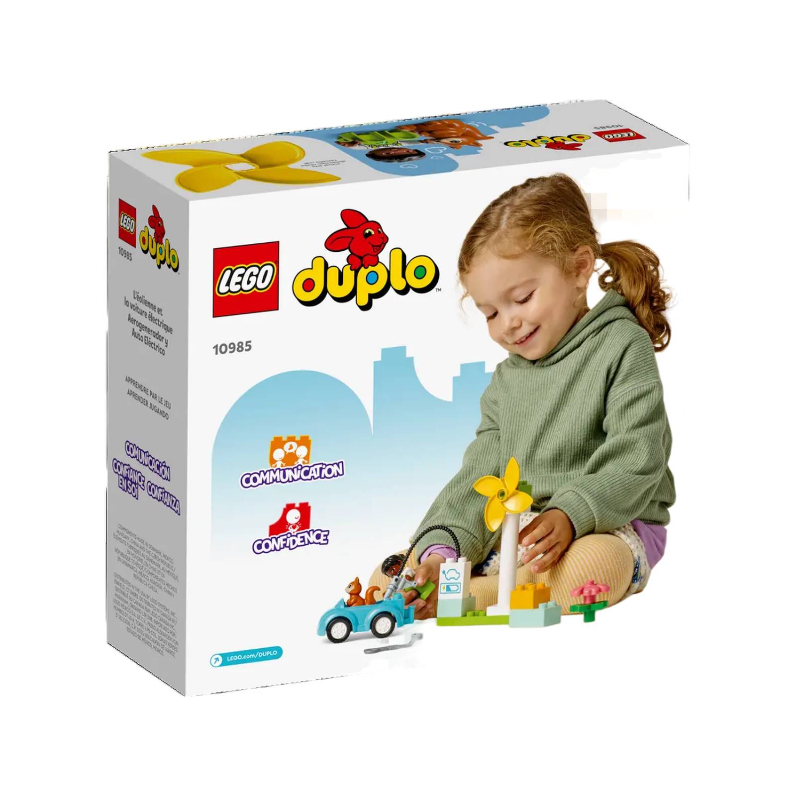 LEGO Duplo Aerogenerador y Coche Electrico 10985 