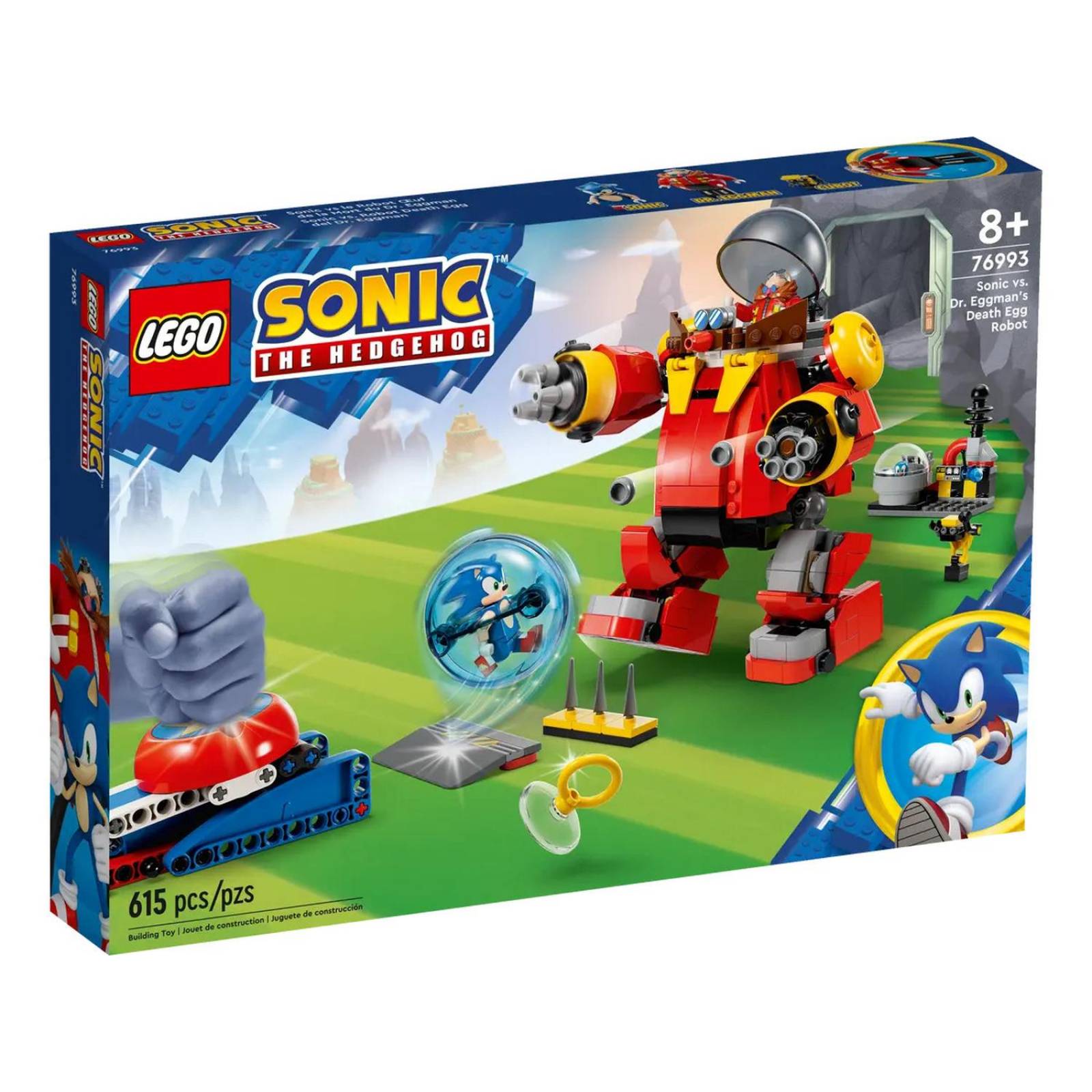 LEGO Sonic Sonic vs Robot Death Egg Del Dr Eggman 76993 
