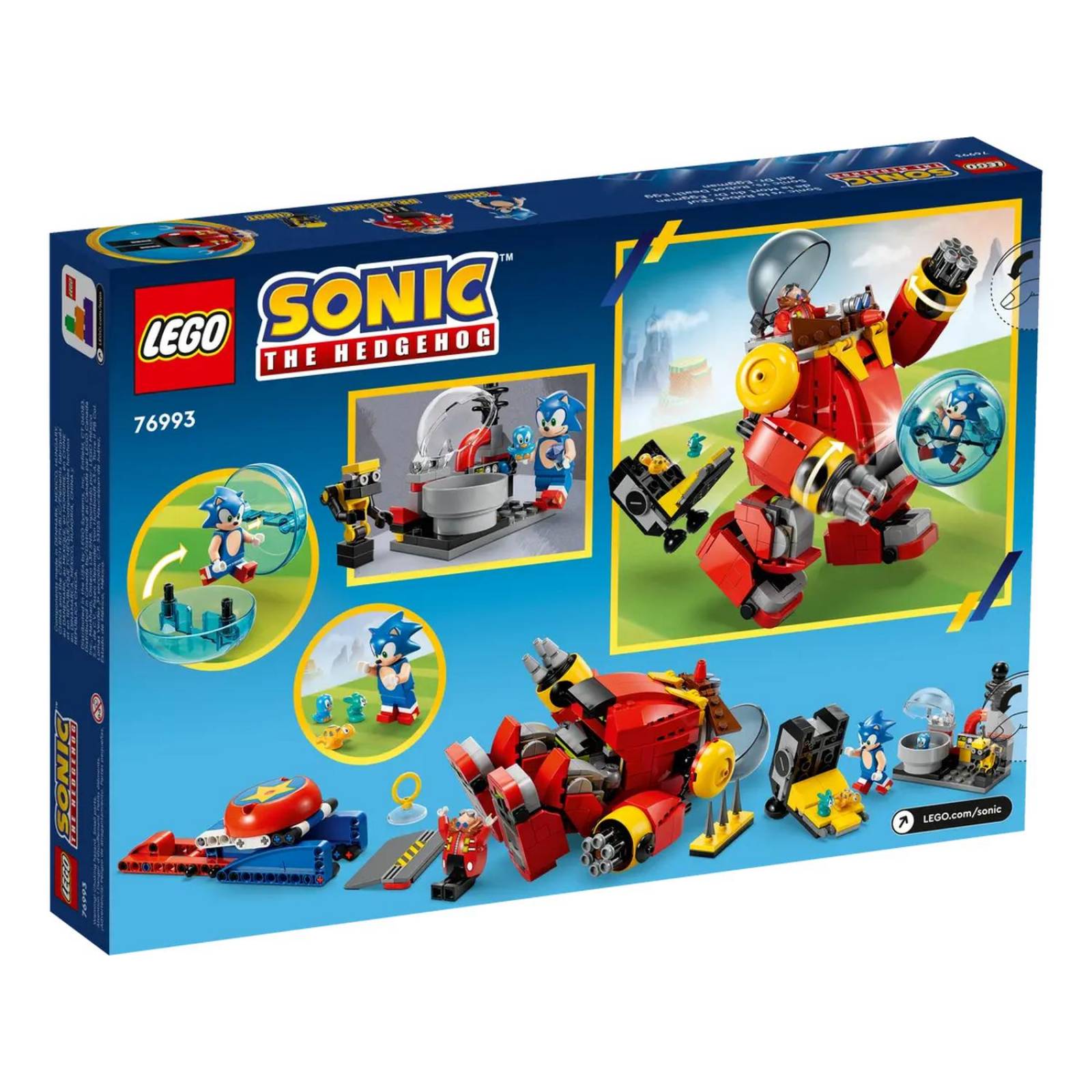 LEGO Sonic Sonic vs Robot Death Egg Del Dr Eggman 76993 
