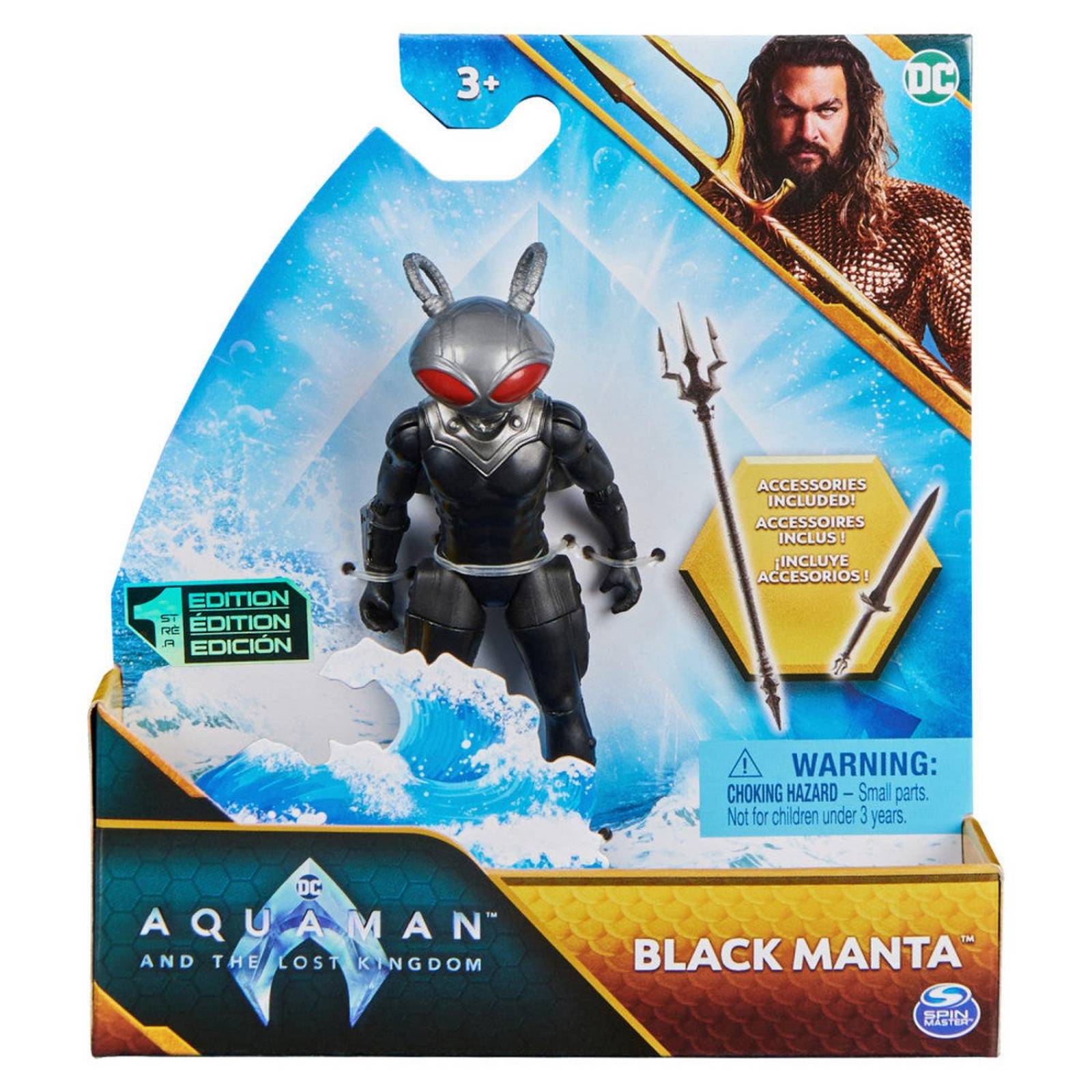 Aquaman: Black Manta Figura De Accion 4 Pulgadas 