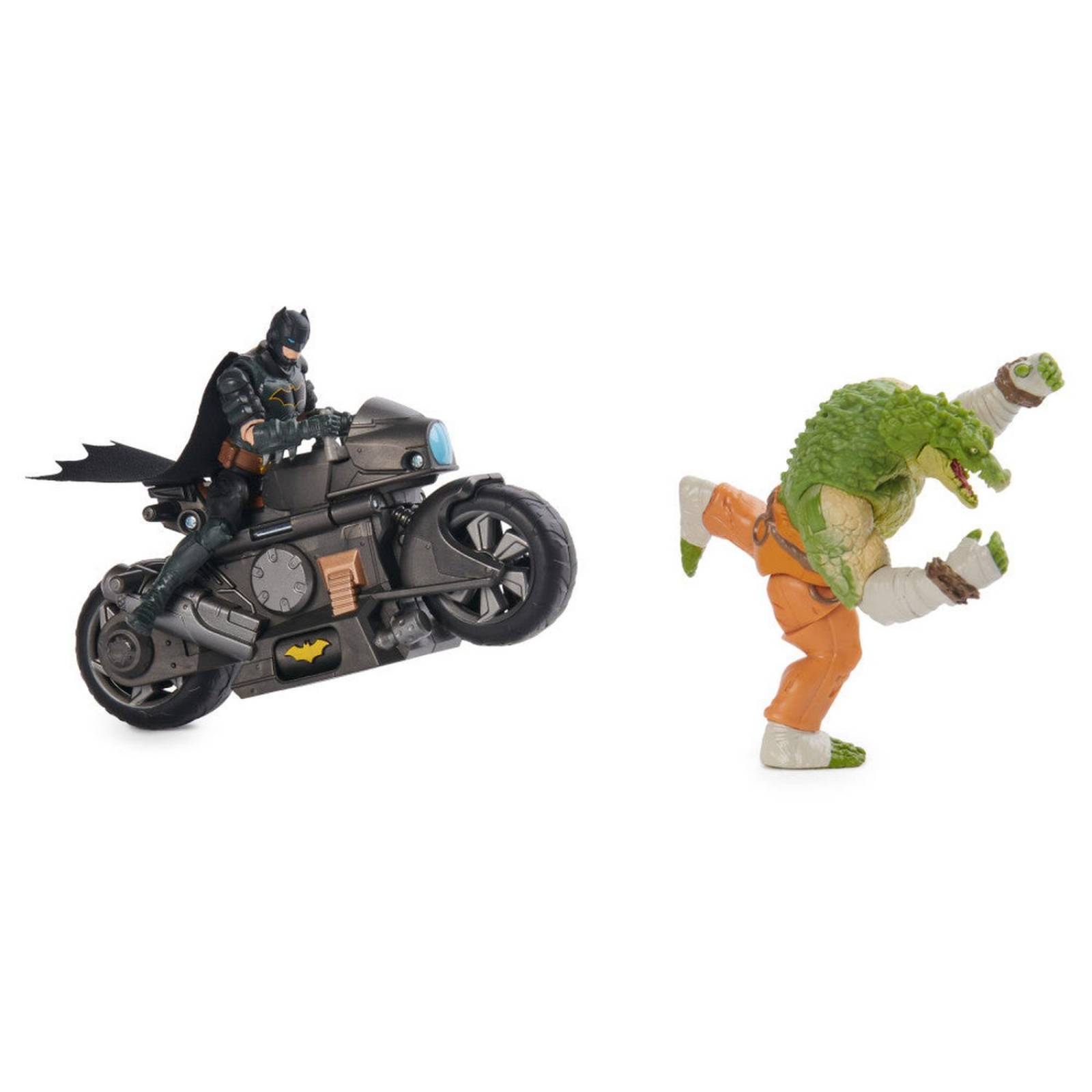 Batman: Set Batimoto Trasformable Con Figuras 4 Pulgadas 