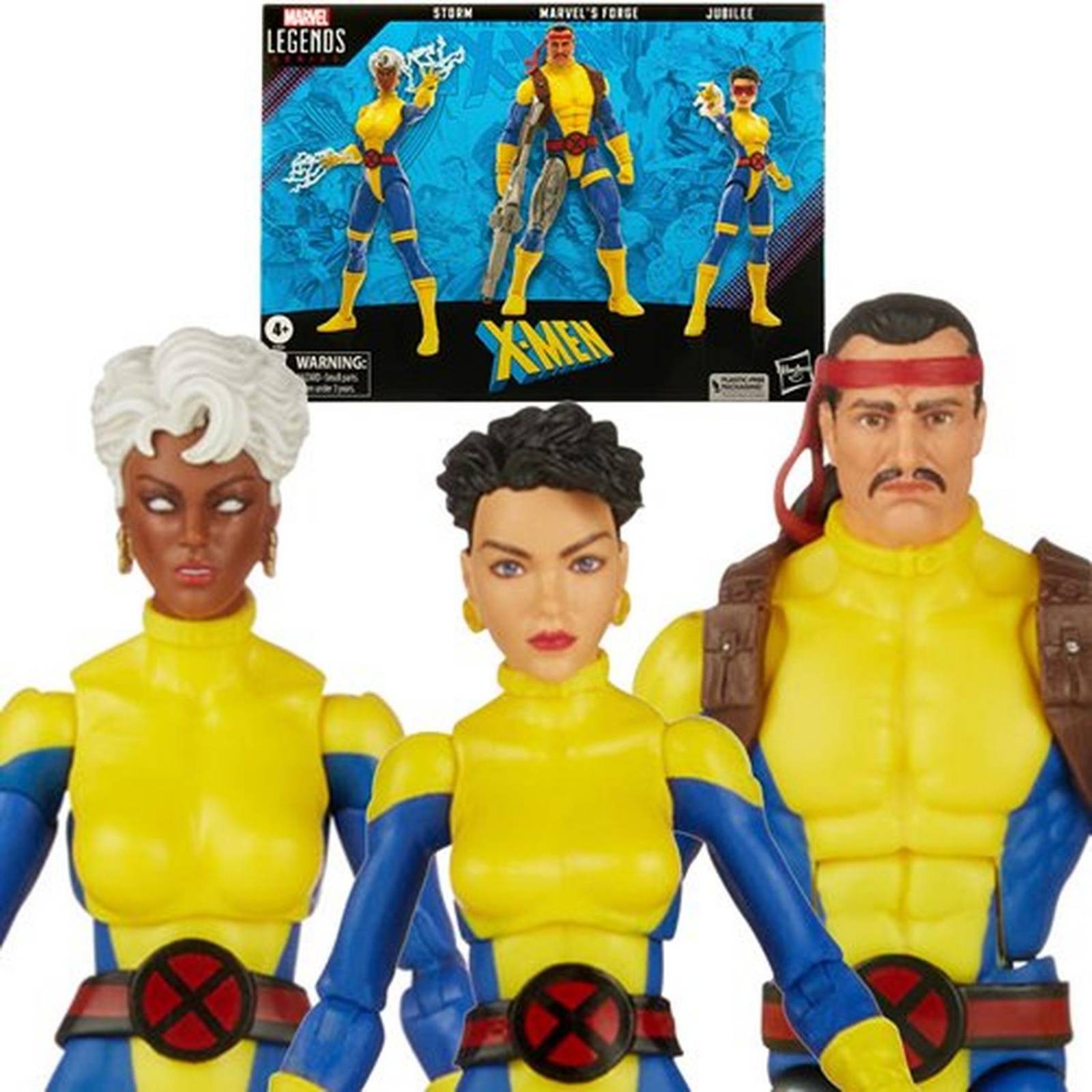 Marvel Legends: X Men - Forge, Tormenta y Jubilo 3 Pack Preventa Exclusiva 