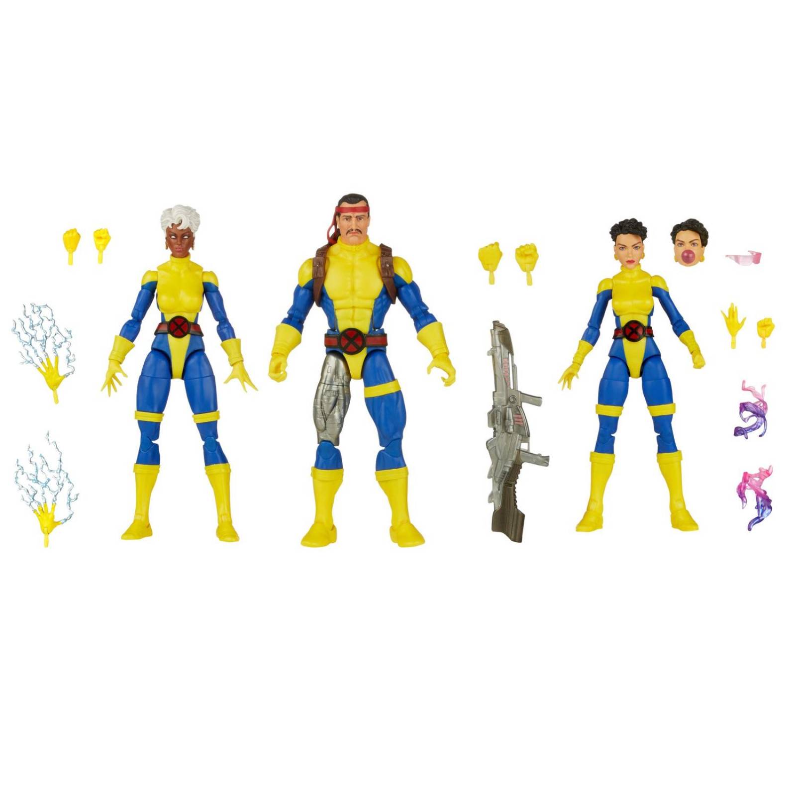 Marvel Legends: X Men - Forge, Tormenta y Jubilo 3 Pack Preventa Exclusiva 
