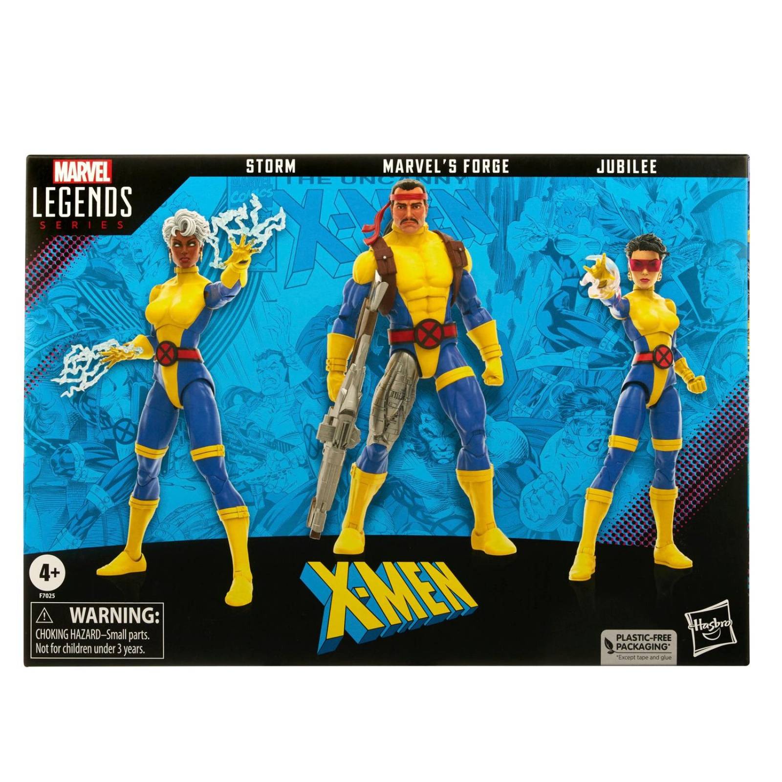Marvel Legends: X Men - Forge, Tormenta y Jubilo 3 Pack Preventa Exclusiva 