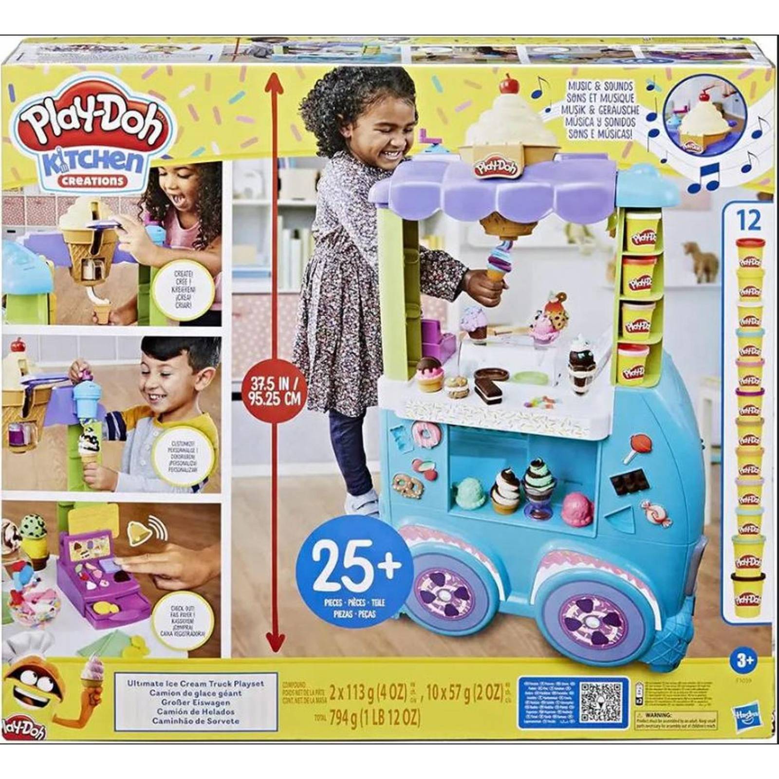 Play Doh Kitchen Creations: Set Ultimate Camion De Helados