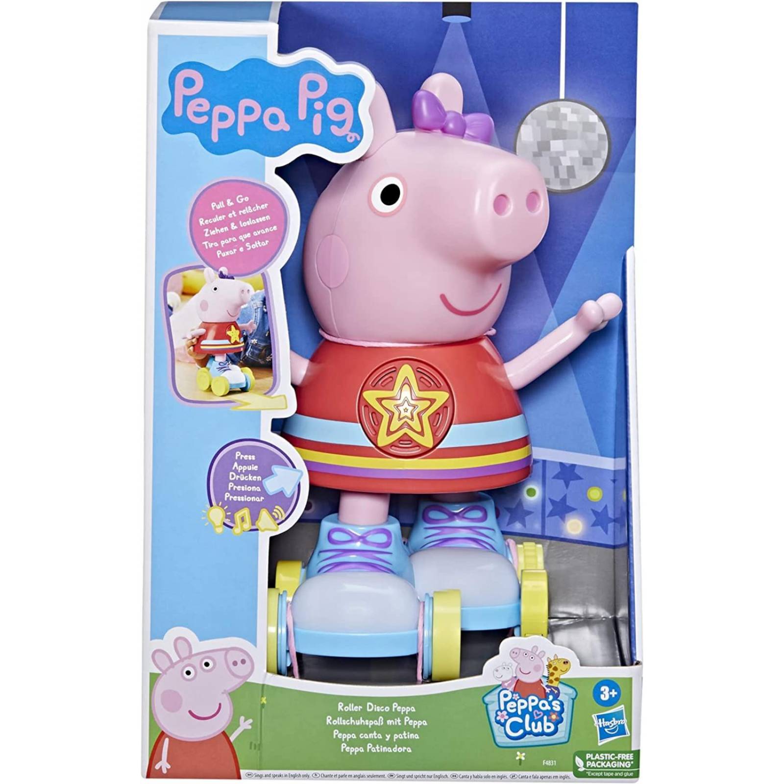 Peppa Pig: Peppa Pig Con Patines De Disco