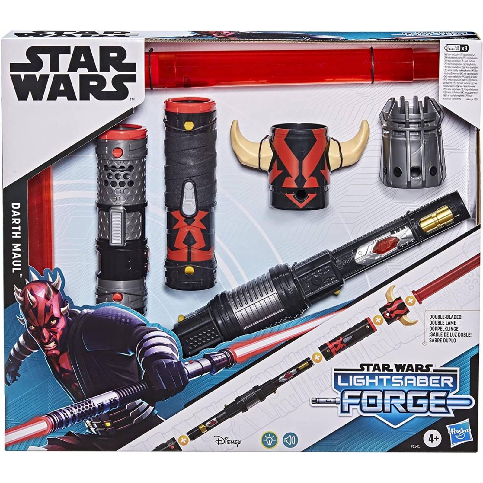 Star Wars Lightsaber Forge: Sable Doble Darth Maul 