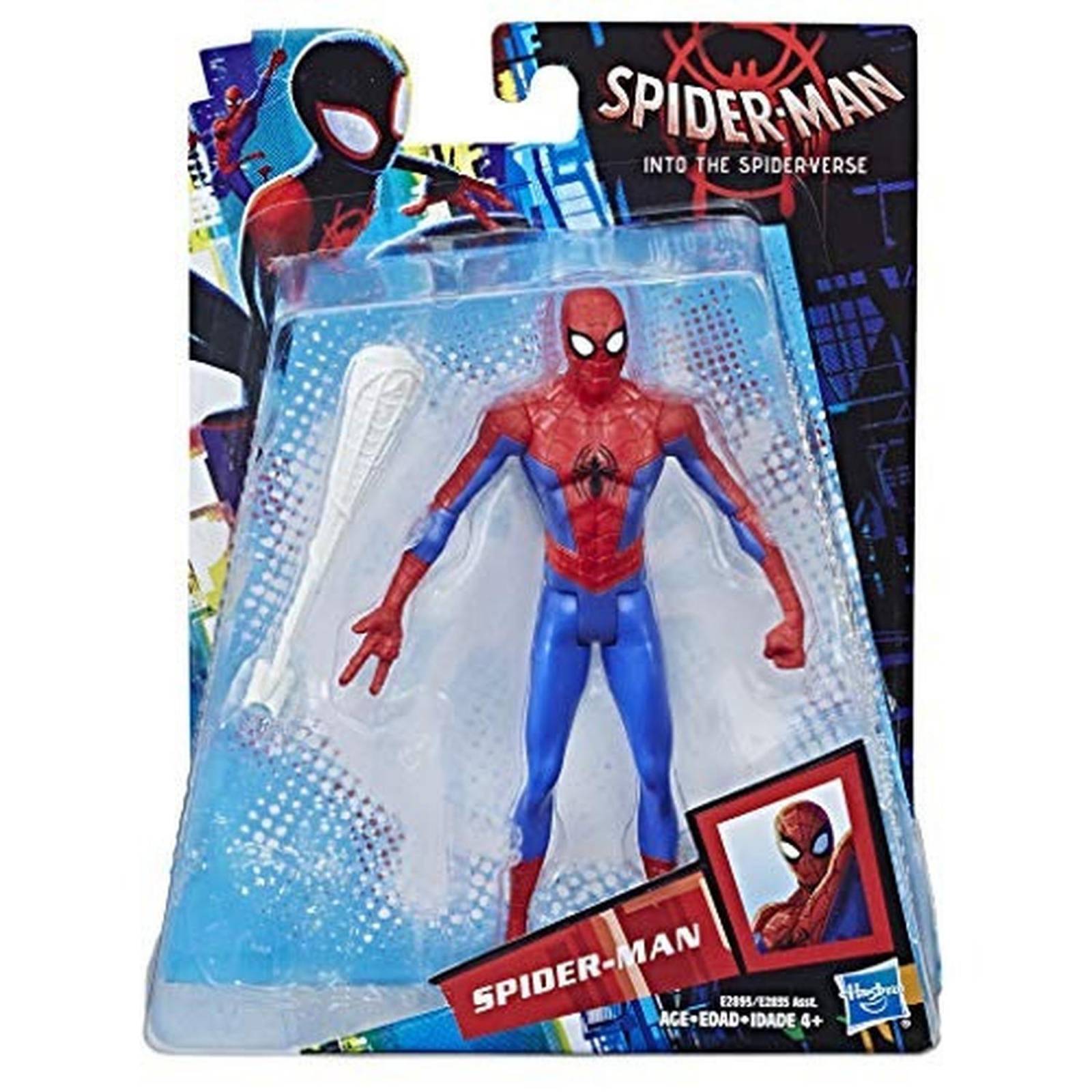 Marvel Spider Man Into The Spiderverse: Spider Man Clasico 6 Pulgadas 