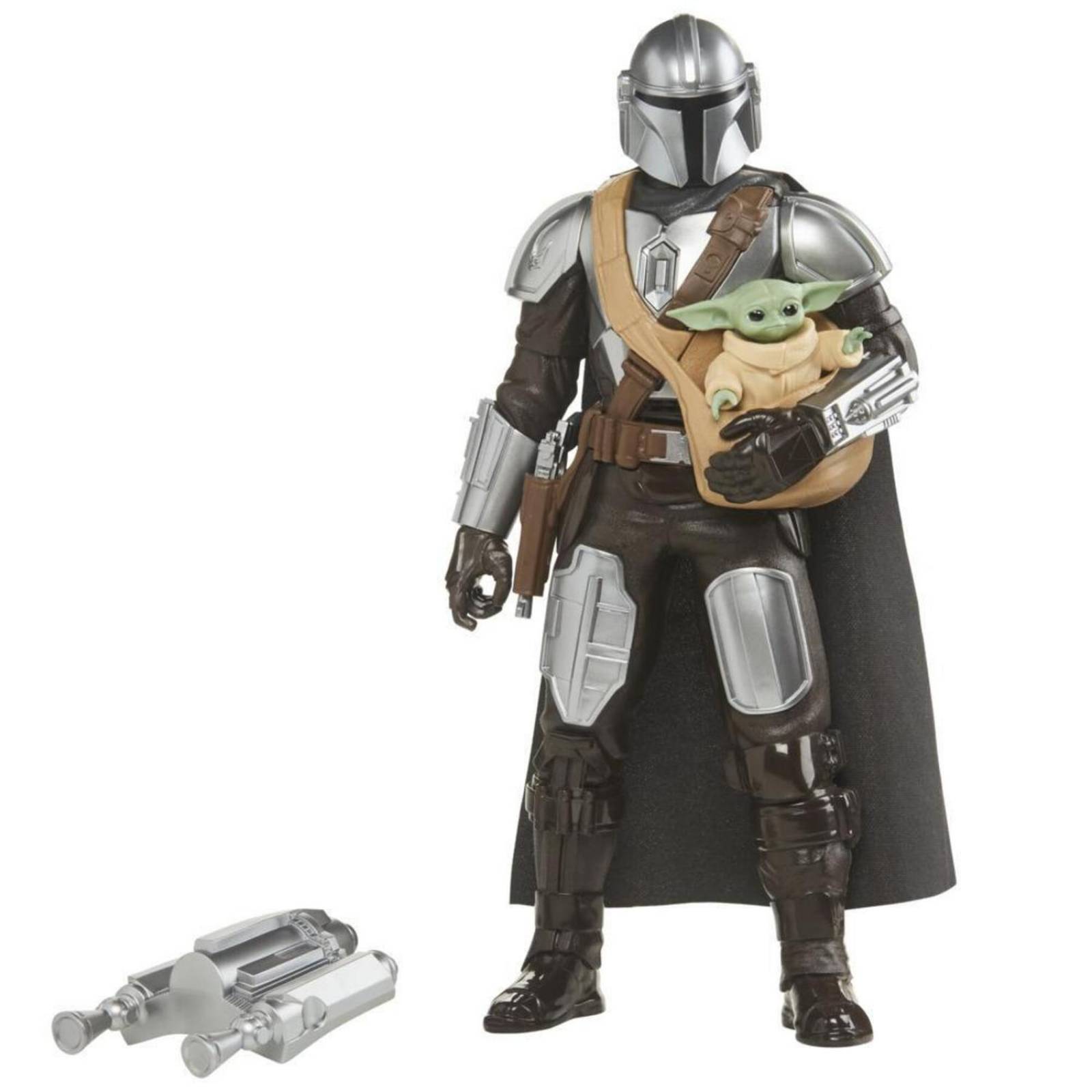 Star Wars Galactic Action: The Mandalorian - Mando Y Grogu Figura Electronica Interactiva 
