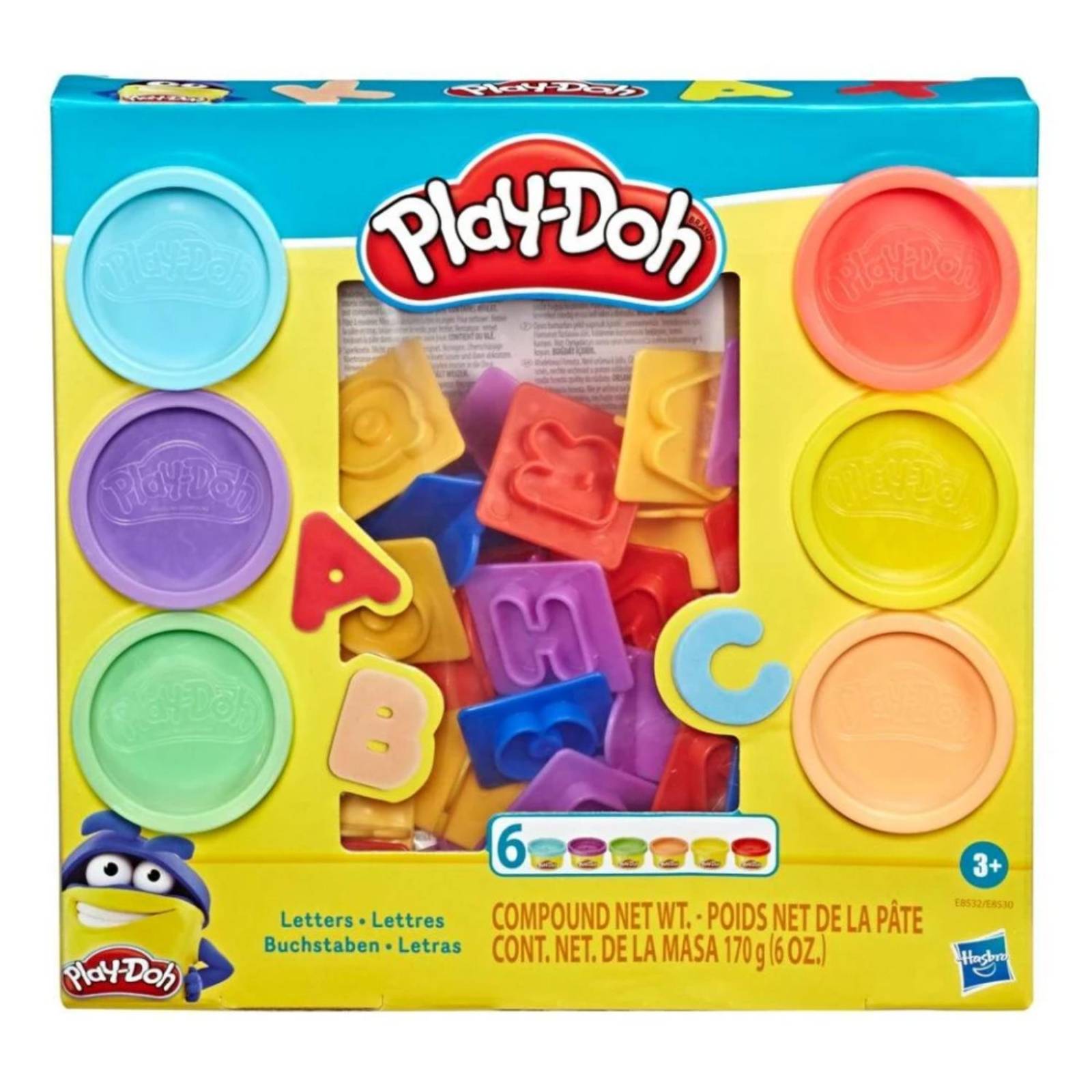 Play Doh: Set De Letras Fundamentales 