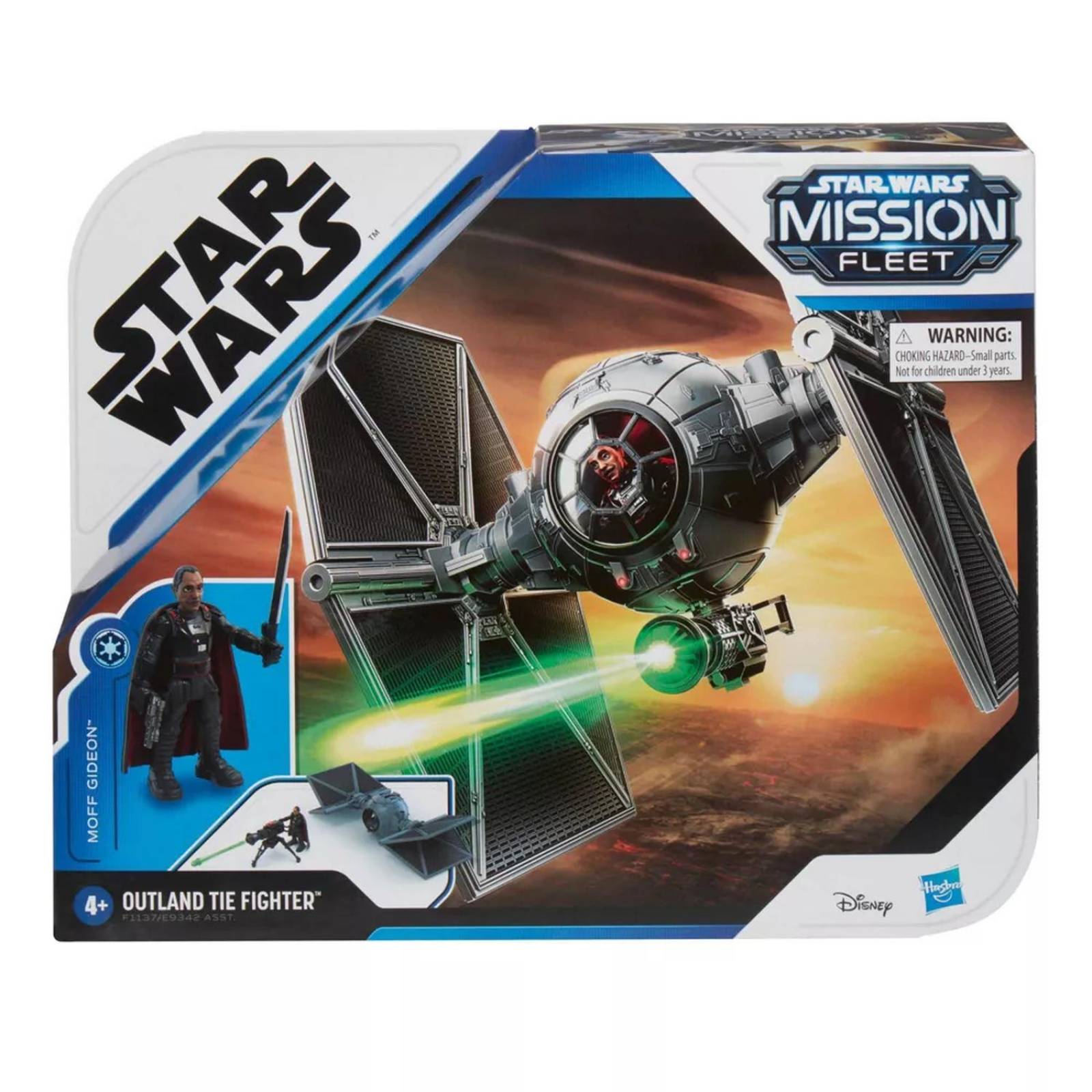 Star Wars Mission Fleet: The Mandalorian - Moff Gideon Con Caza Estalar Tie 