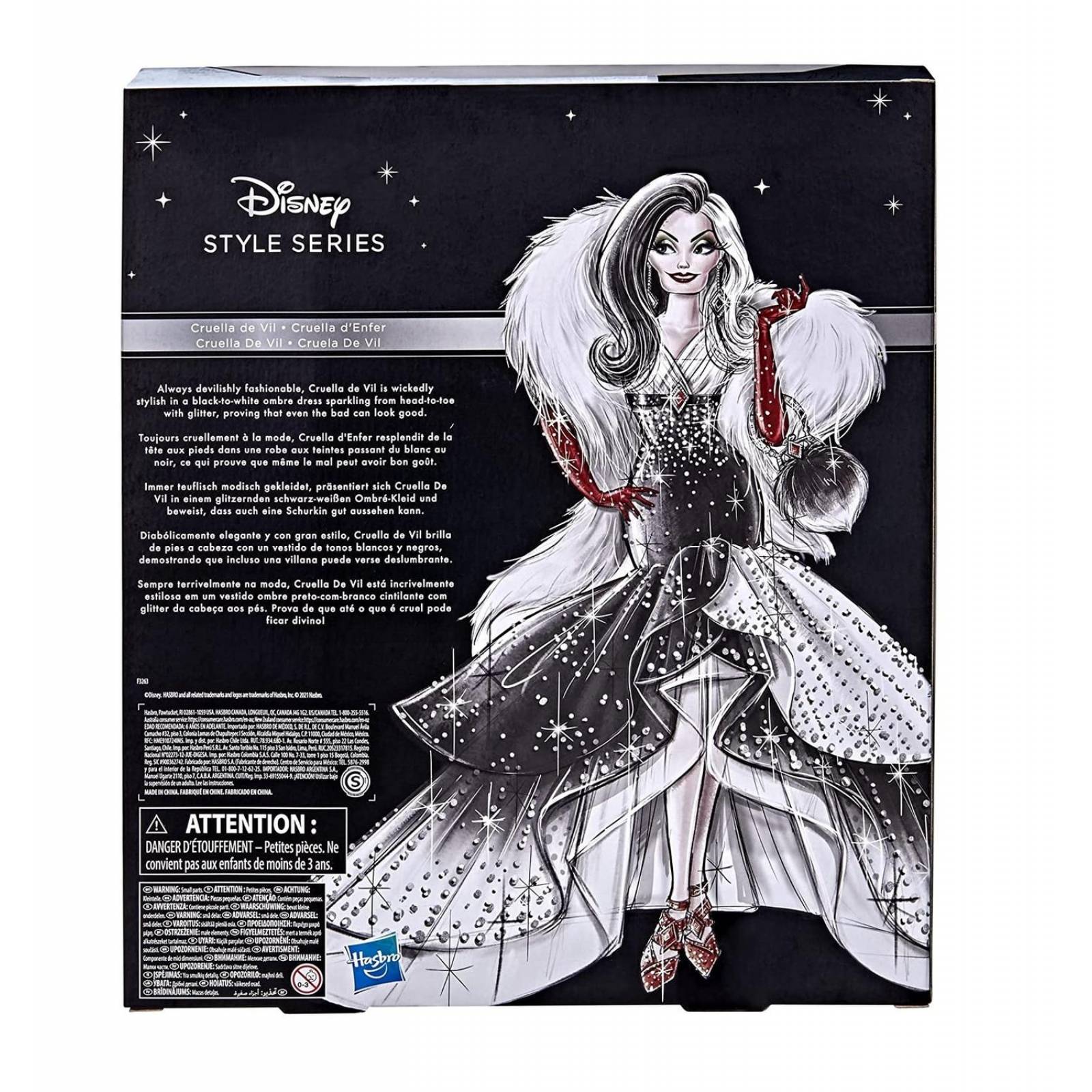 Disney Princess Style Series: Villanas - Cruella De Vil Muñeca 