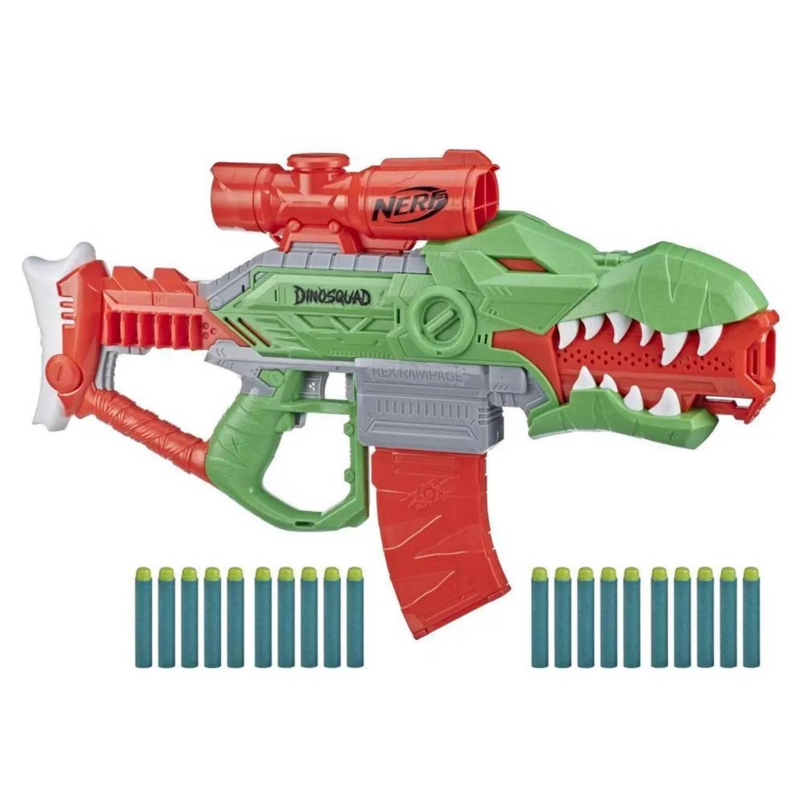 Nerf Dinosquad: Rex Rampage Lanzador De Dardos 