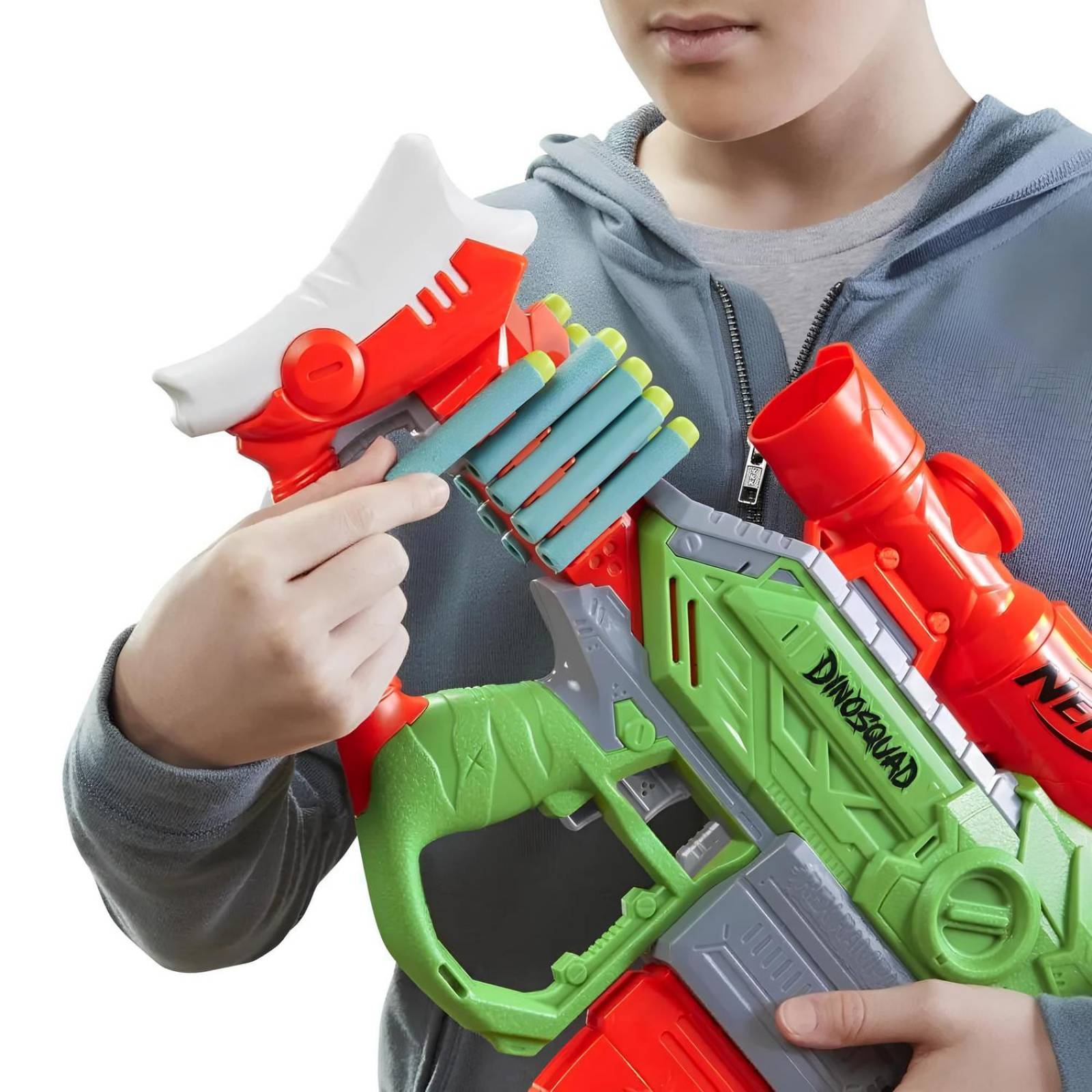 Nerf Dinosquad: Rex Rampage Lanzador De Dardos 