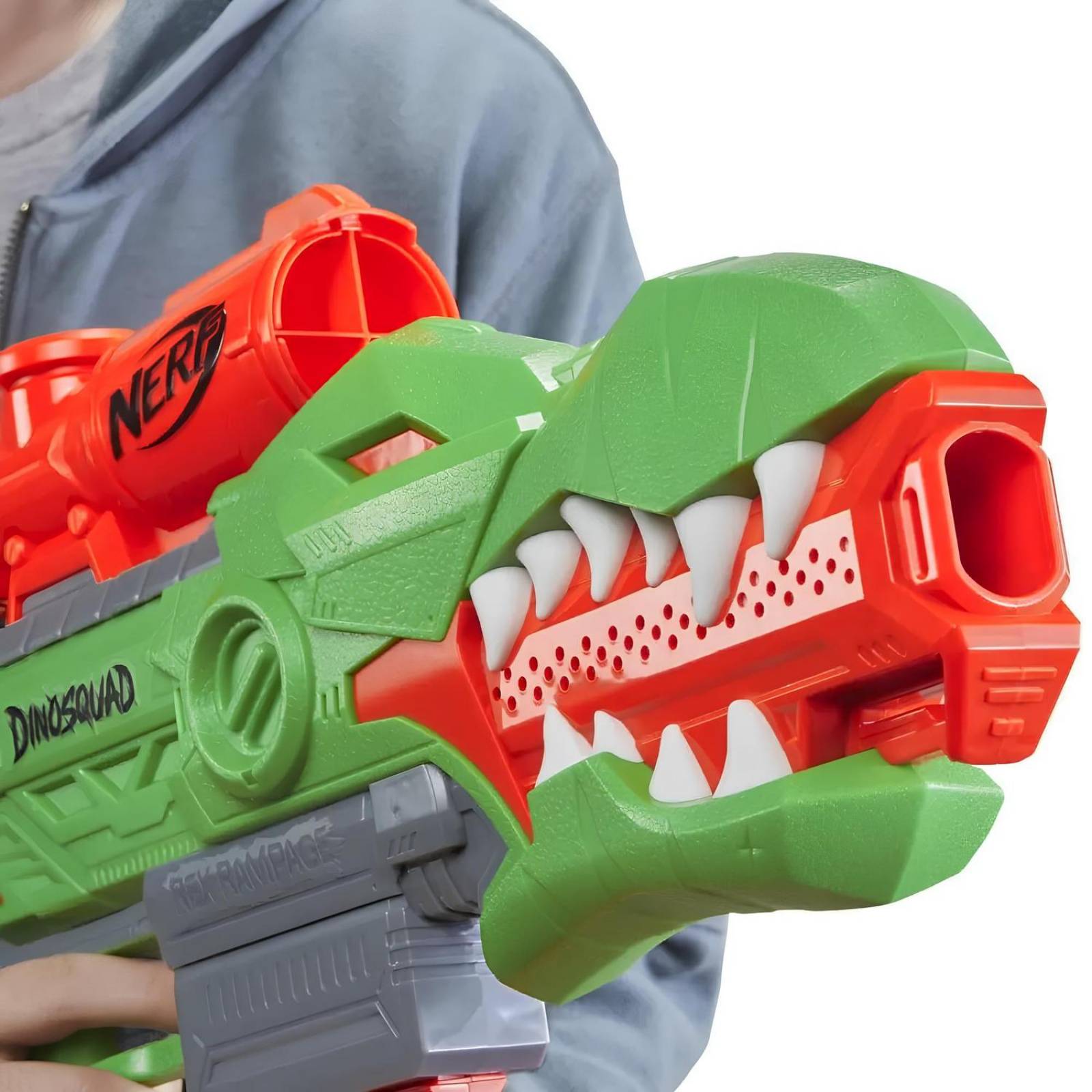 Nerf Dinosquad: Rex Rampage Lanzador De Dardos 